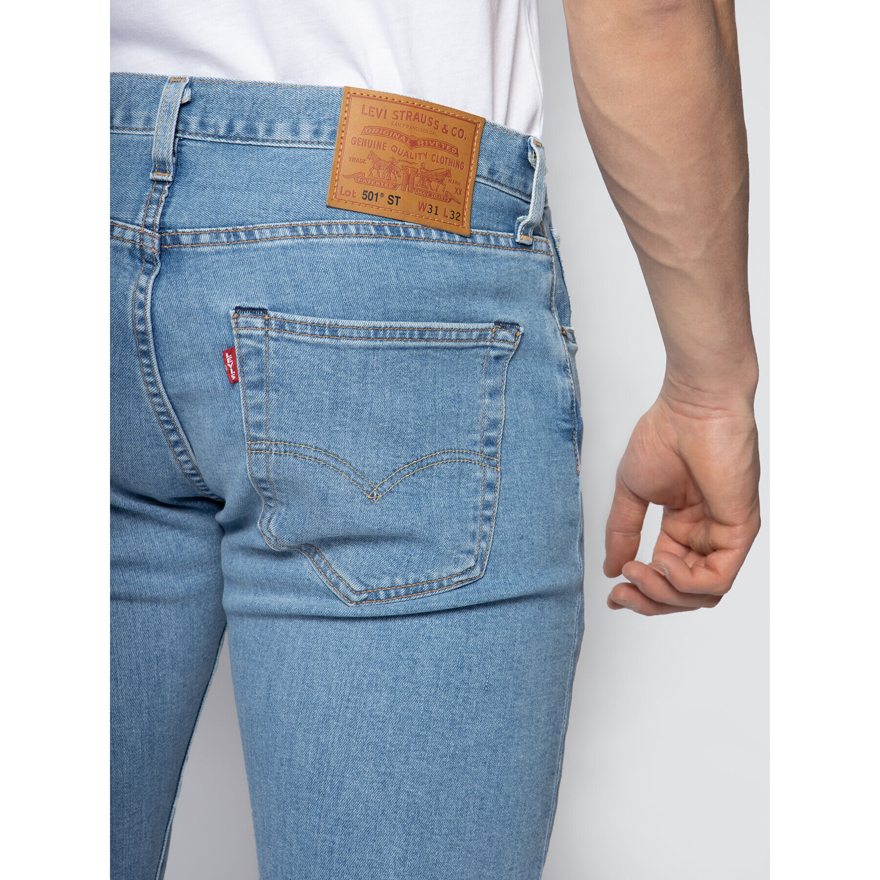 Levi's® Džínsy 501® 28894-0224 Modrá Slim Fit - Pepit.sk