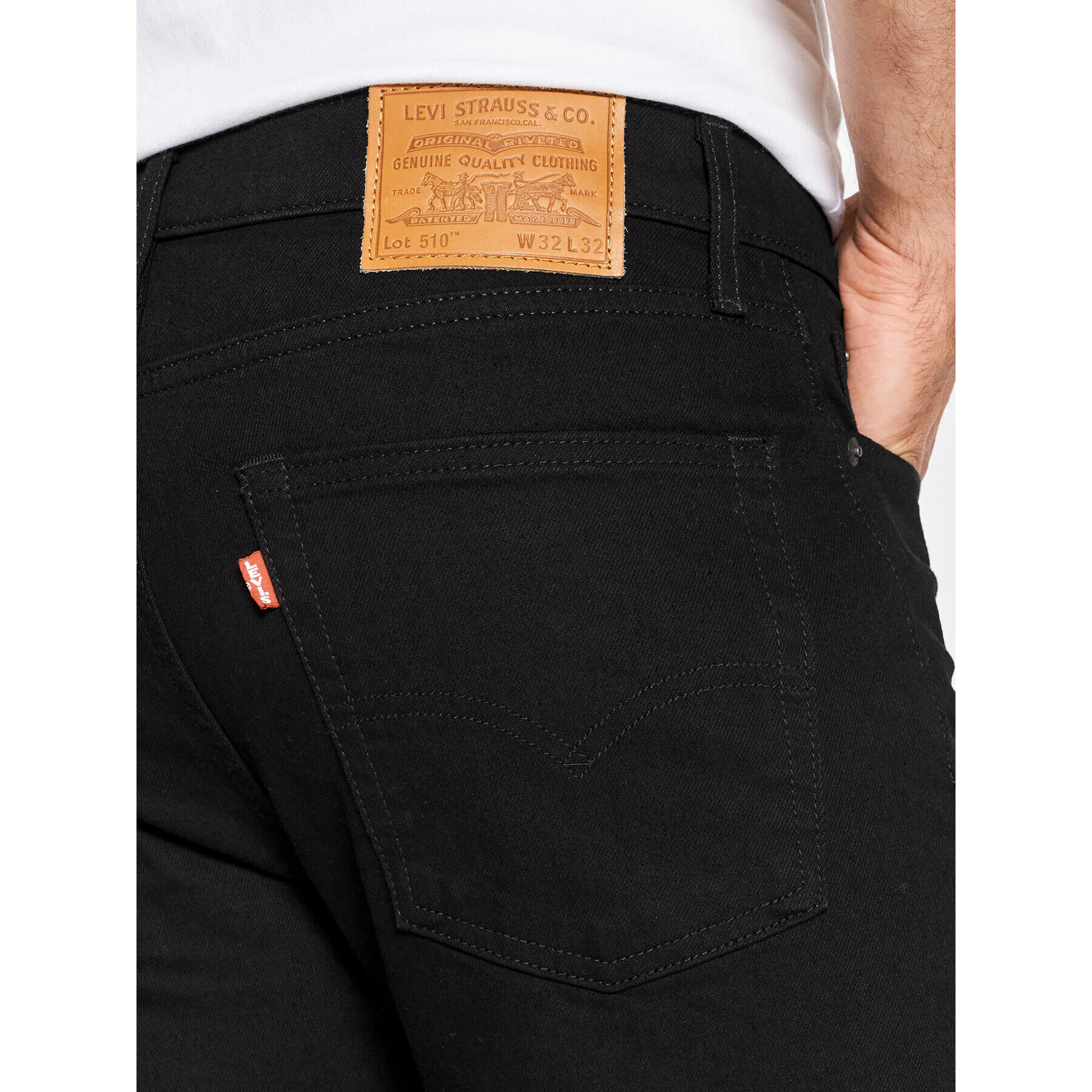 Levi's® Džínsy 510™ 05510-1129 Čierna Skinny Fit - Pepit.sk