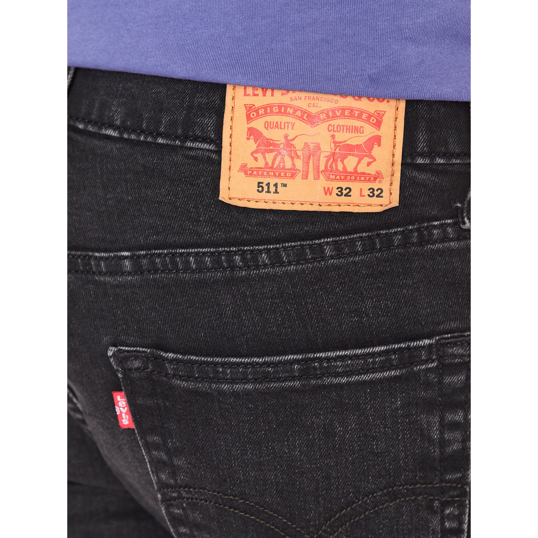 Levi's® Džínsy 511 04511-5447 Čierna Slim Fit - Pepit.sk