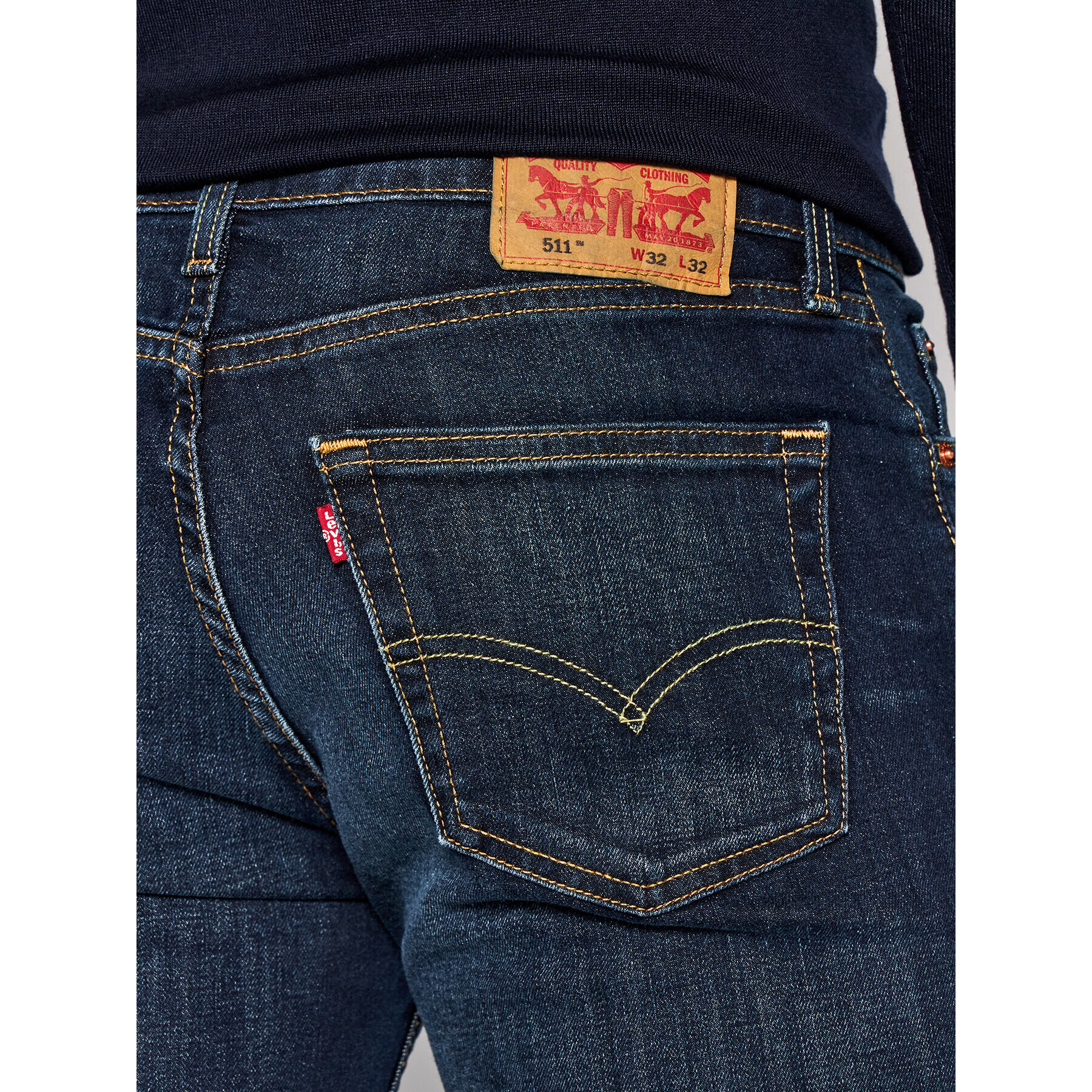 Levi's® Džínsy 511™ 04511-1390 Tmavomodrá Slim Fit - Pepit.sk