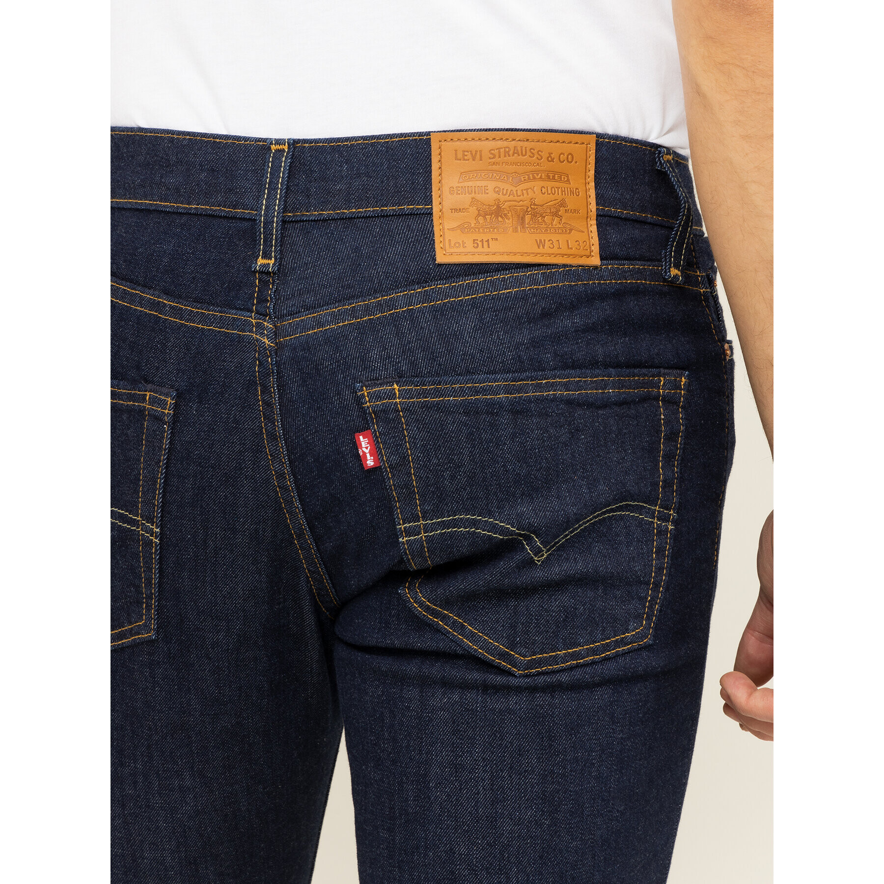 Levi's® Džínsy 511™ 04511-1786 Tmavomodrá Slim Fit - Pepit.sk