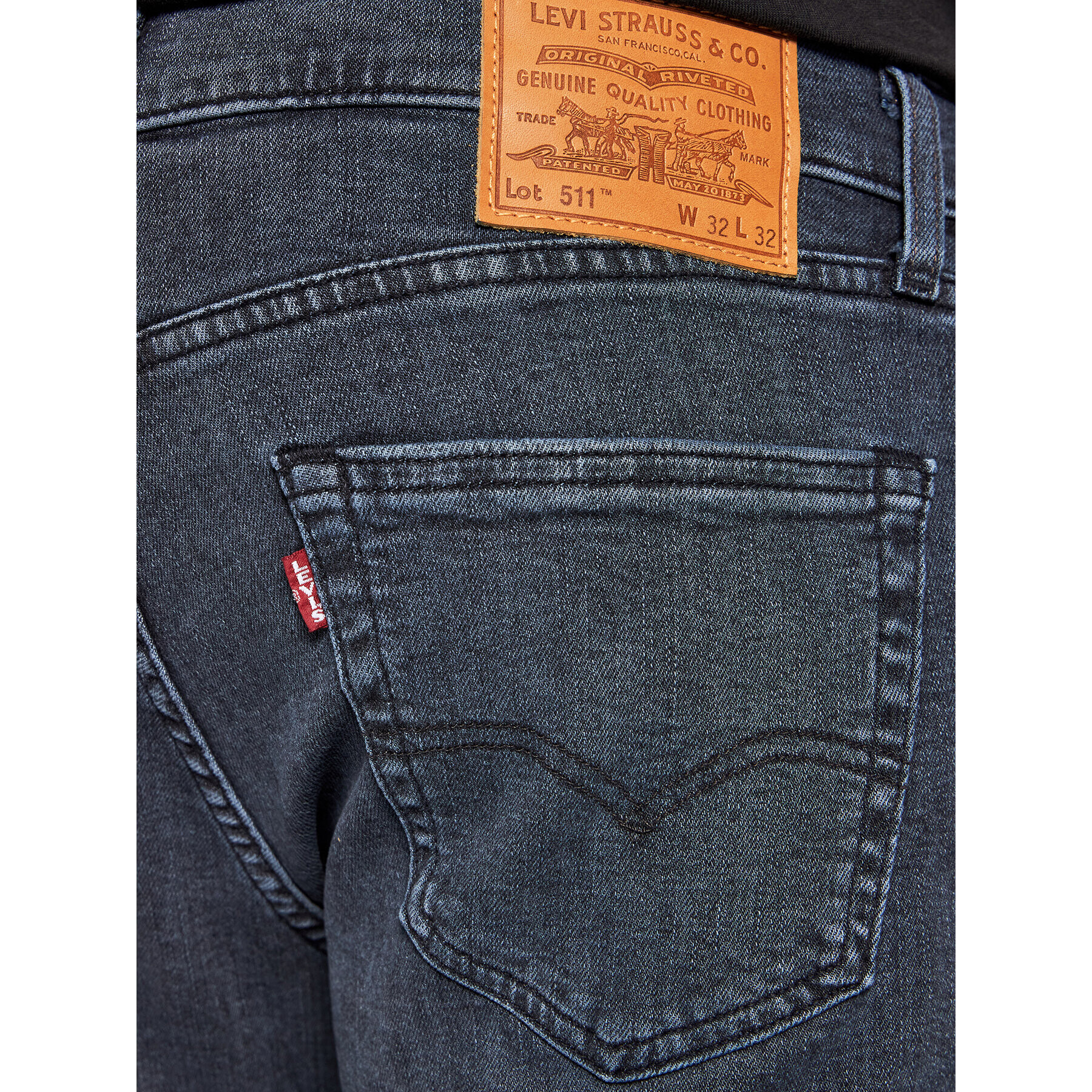 Levi's® Džínsy 511™ 04511-4759 Čierna Slim Fit - Pepit.sk