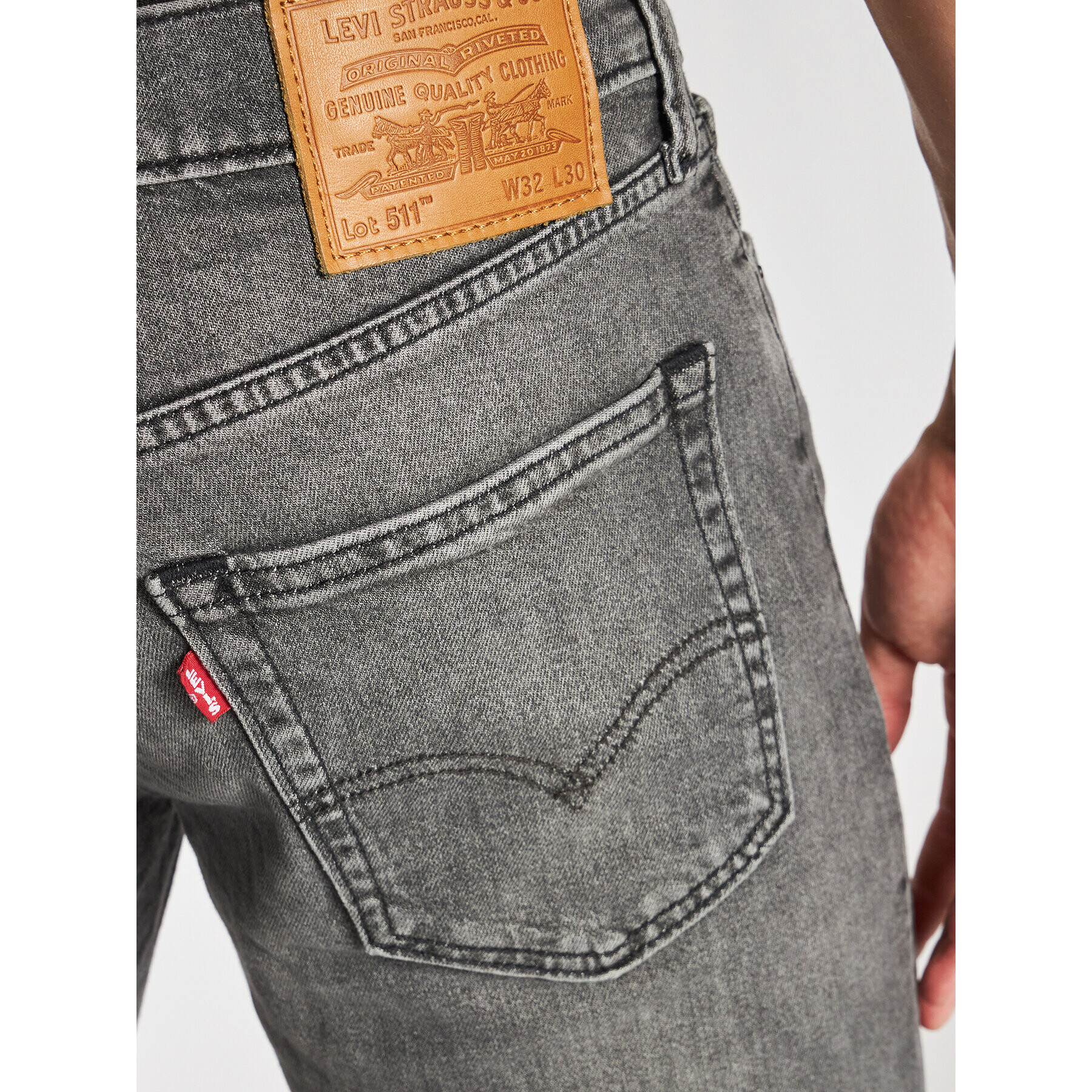 Levi's® Džínsy 511™ 04511-5076 Sivá Slim Fit - Pepit.sk