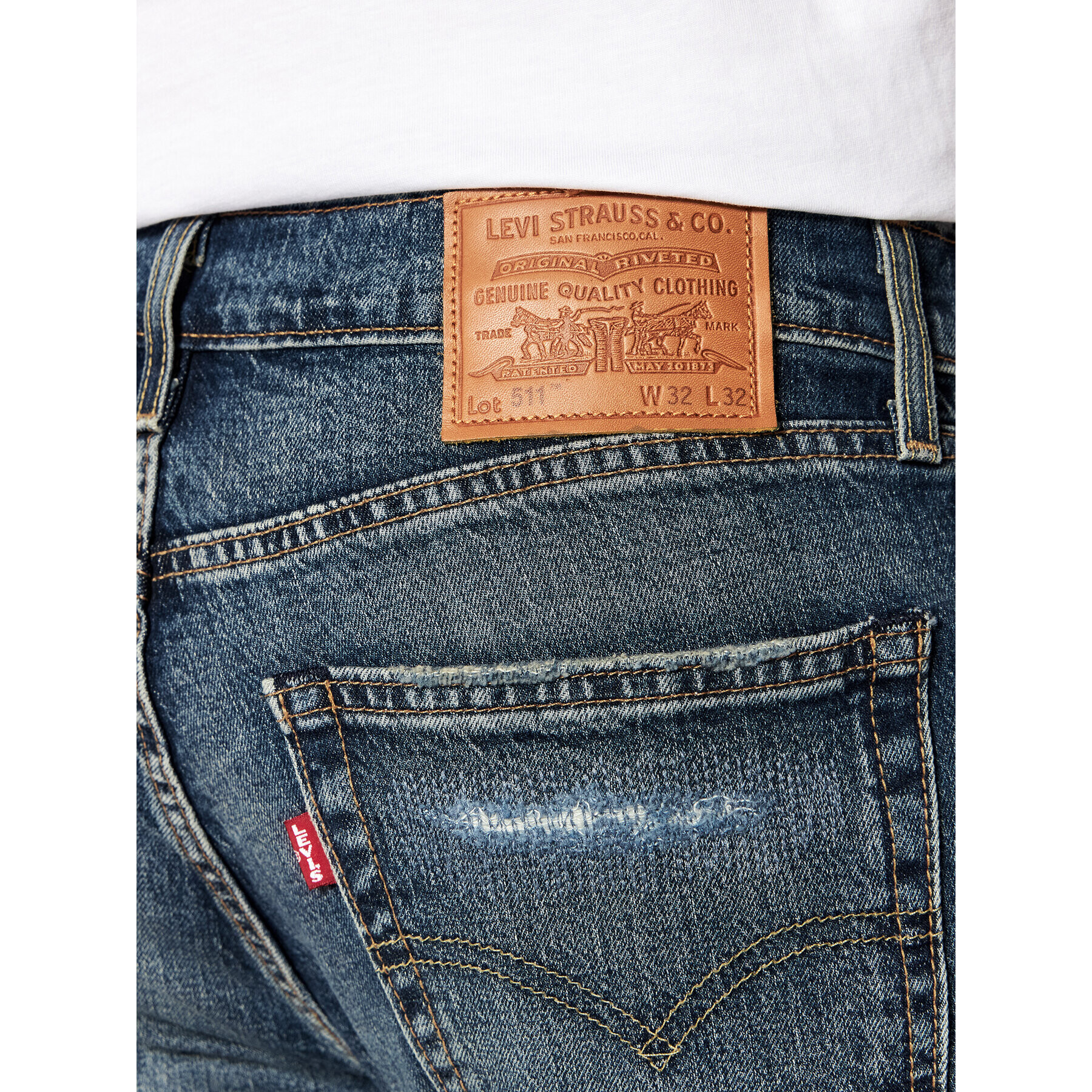 Levi's® Džínsy 511™ 04511-5241 Tmavomodrá Slim Fit - Pepit.sk