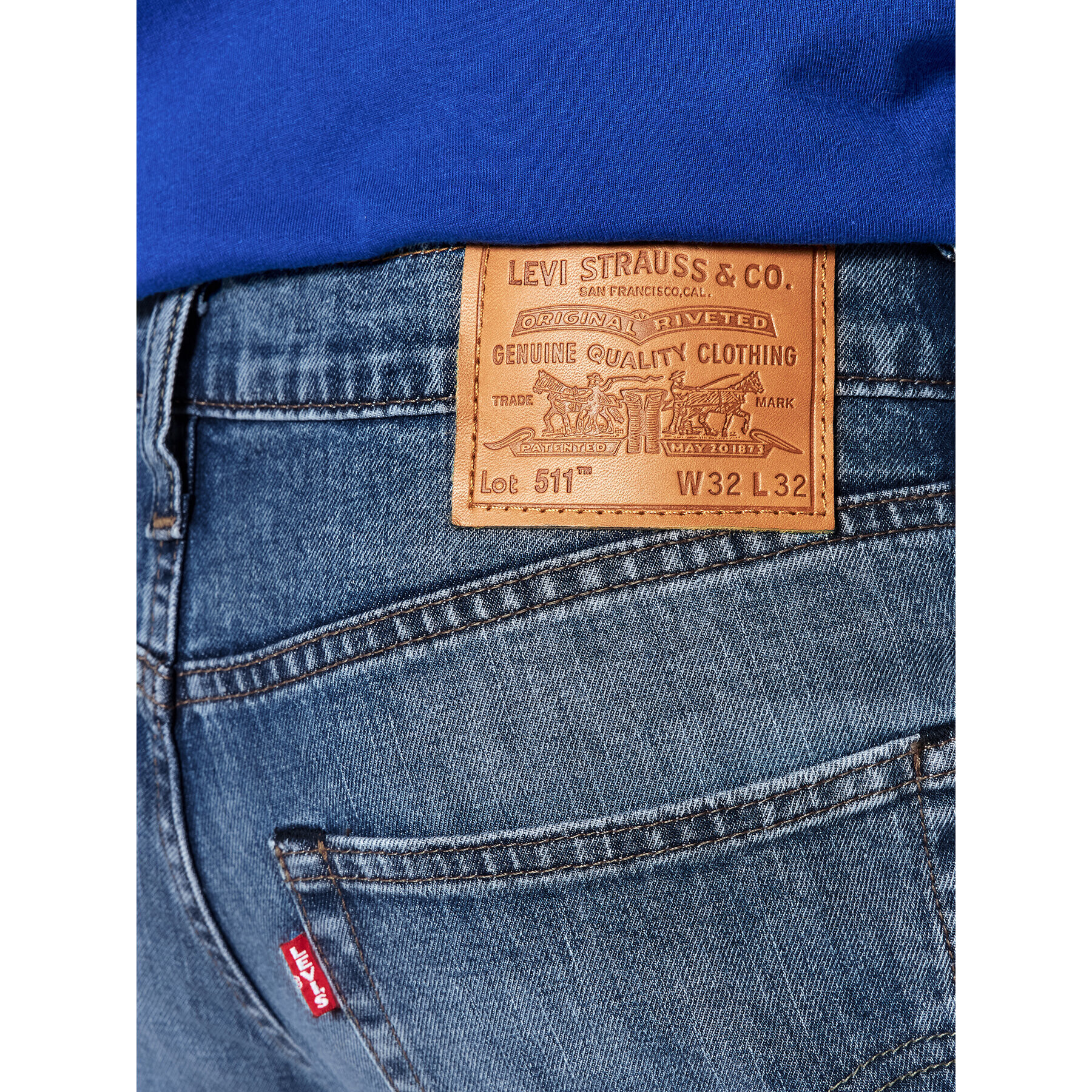 Levi's® Džínsy 511™ 04511-5244 Modrá Slim Fit - Pepit.sk