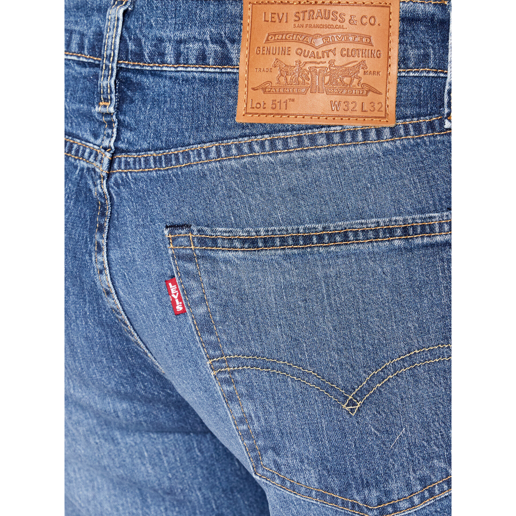 Levi's® Džínsy 511™ 04511-5461 Modrá Slim Fit - Pepit.sk