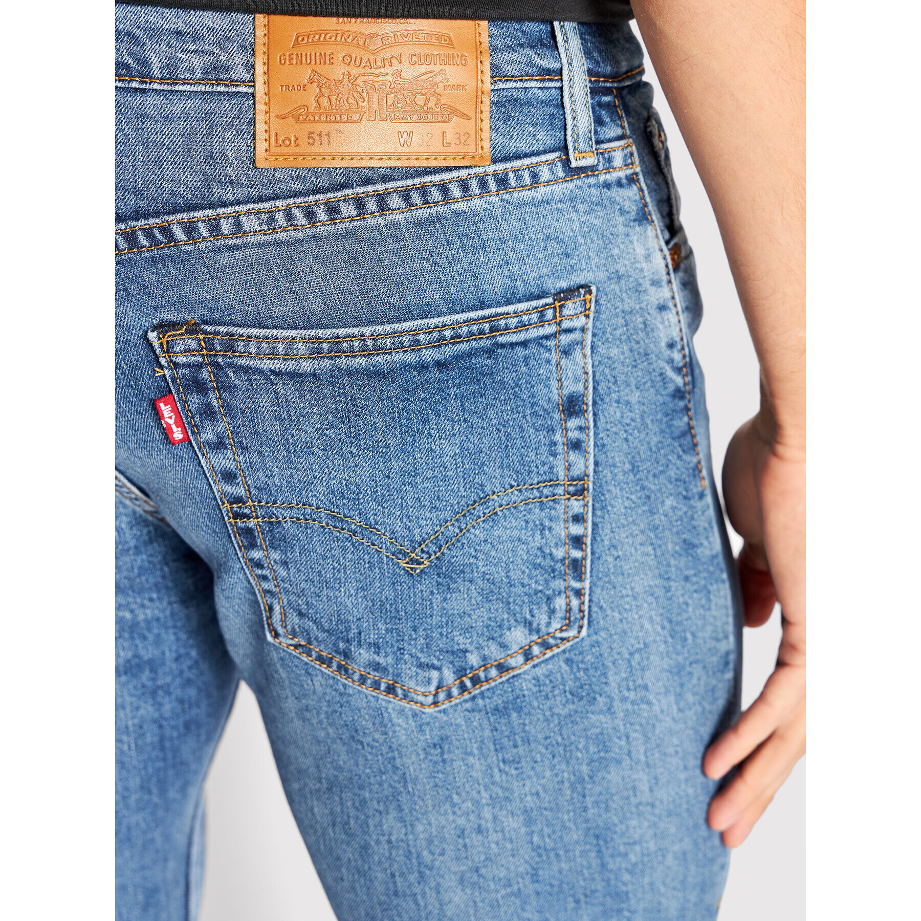 Levi's® Džínsy 511™ 04511-5471 Modrá Slim Fit - Pepit.sk