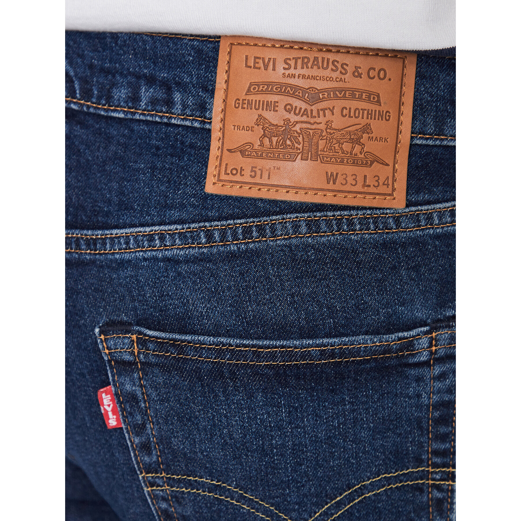 Levi's® Džínsy 511™ 04511-5667 Tmavomodrá Slim Fit - Pepit.sk