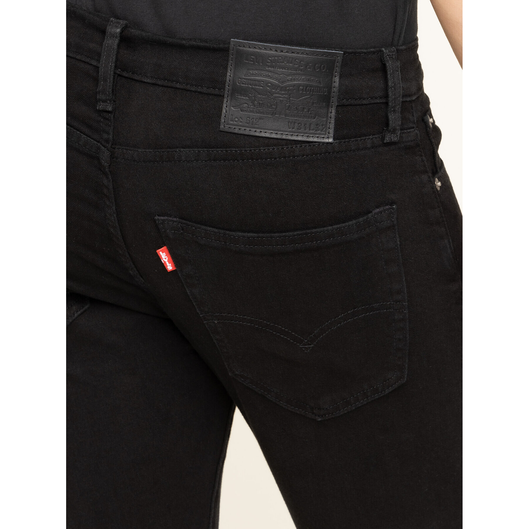 Levi's® Džínsy 512™ 28833-0013 Čierna Slim Taper Fit - Pepit.sk