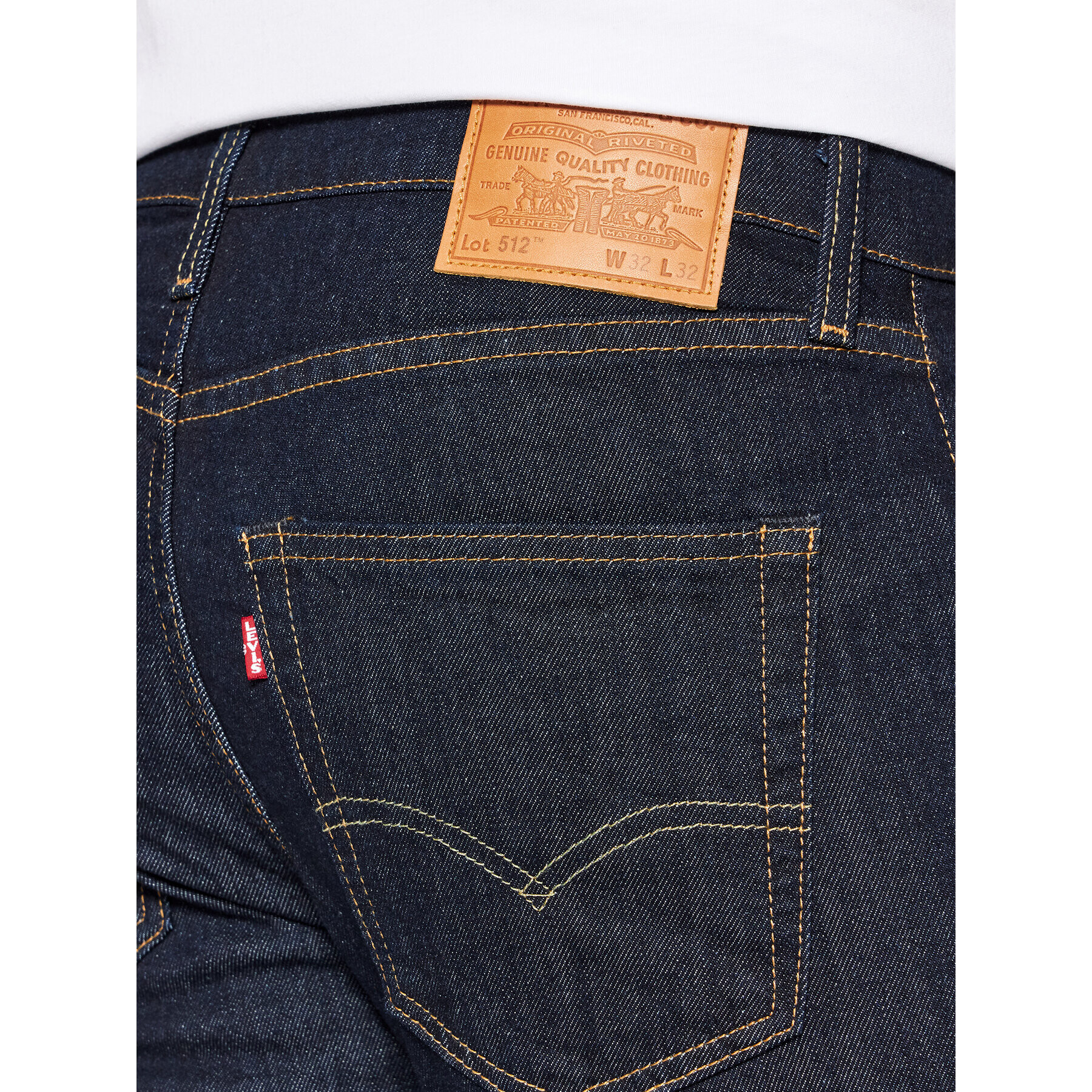 Levi's® Džínsy 512™ 28833-0280 Tmavomodrá Slim Tapered Fit - Pepit.sk