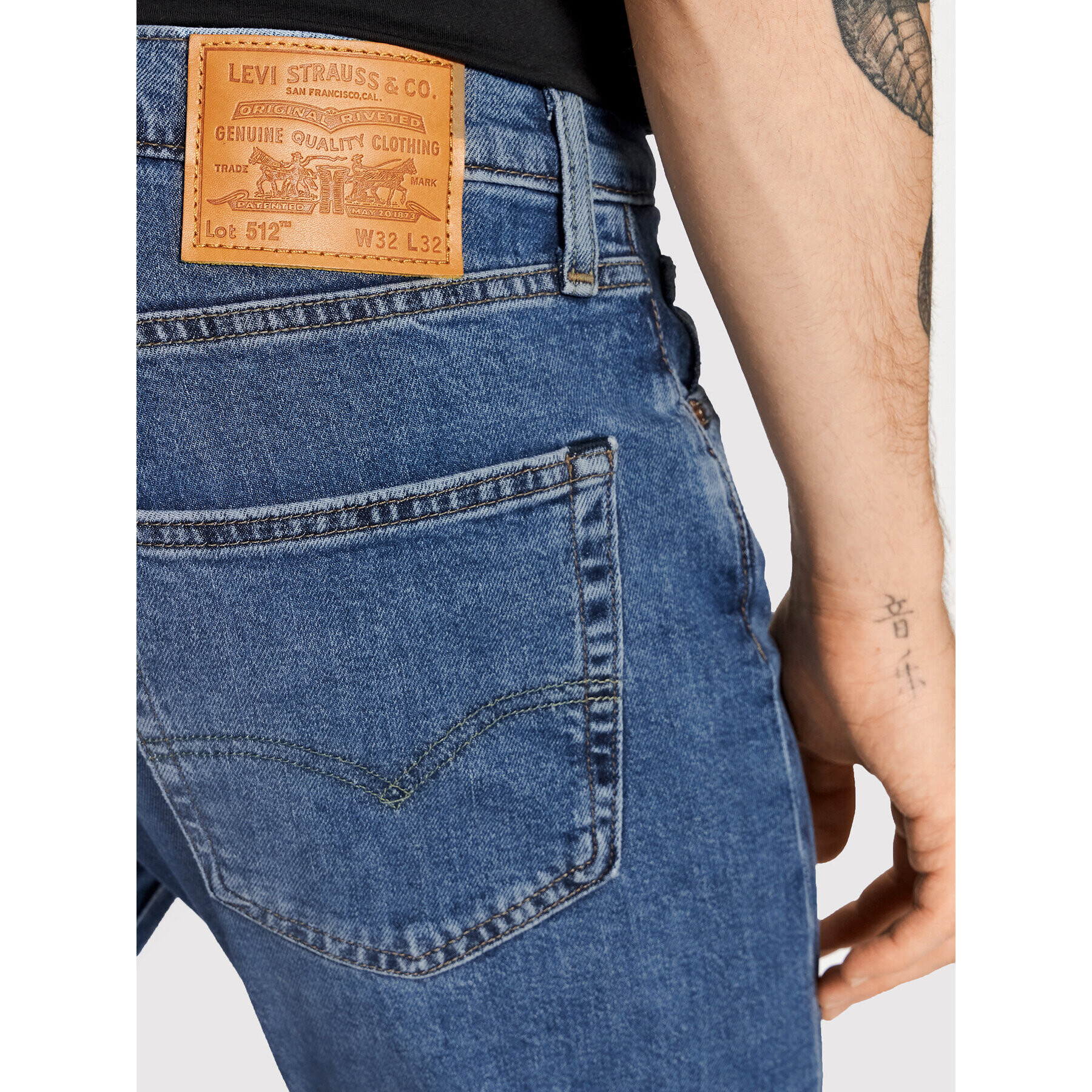 Levi's® Džínsy 512™ 28833-1074 Modrá Slim Fit - Pepit.sk