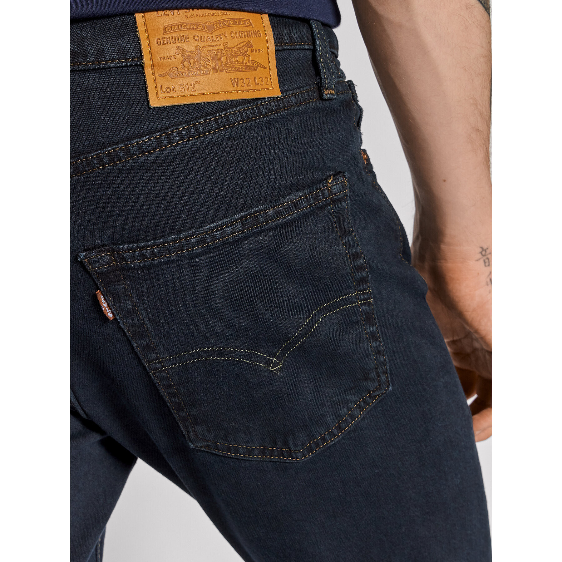 Levi's® Džínsy 512™ 28833-1075 Tmavomodrá Slim Fit - Pepit.sk