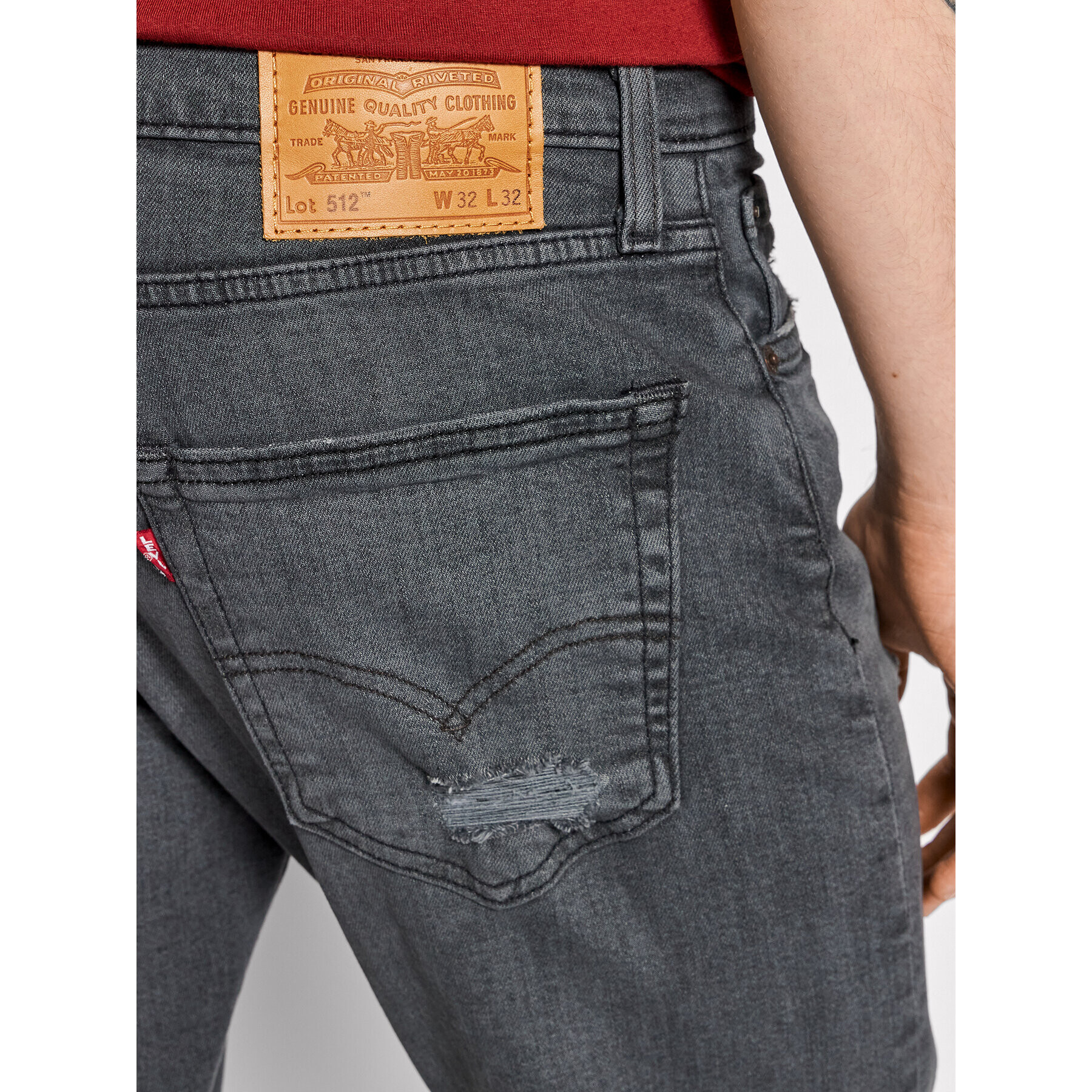 Levi's® Džínsy 512™ 28833-1076 Sivá Slim Fit - Pepit.sk