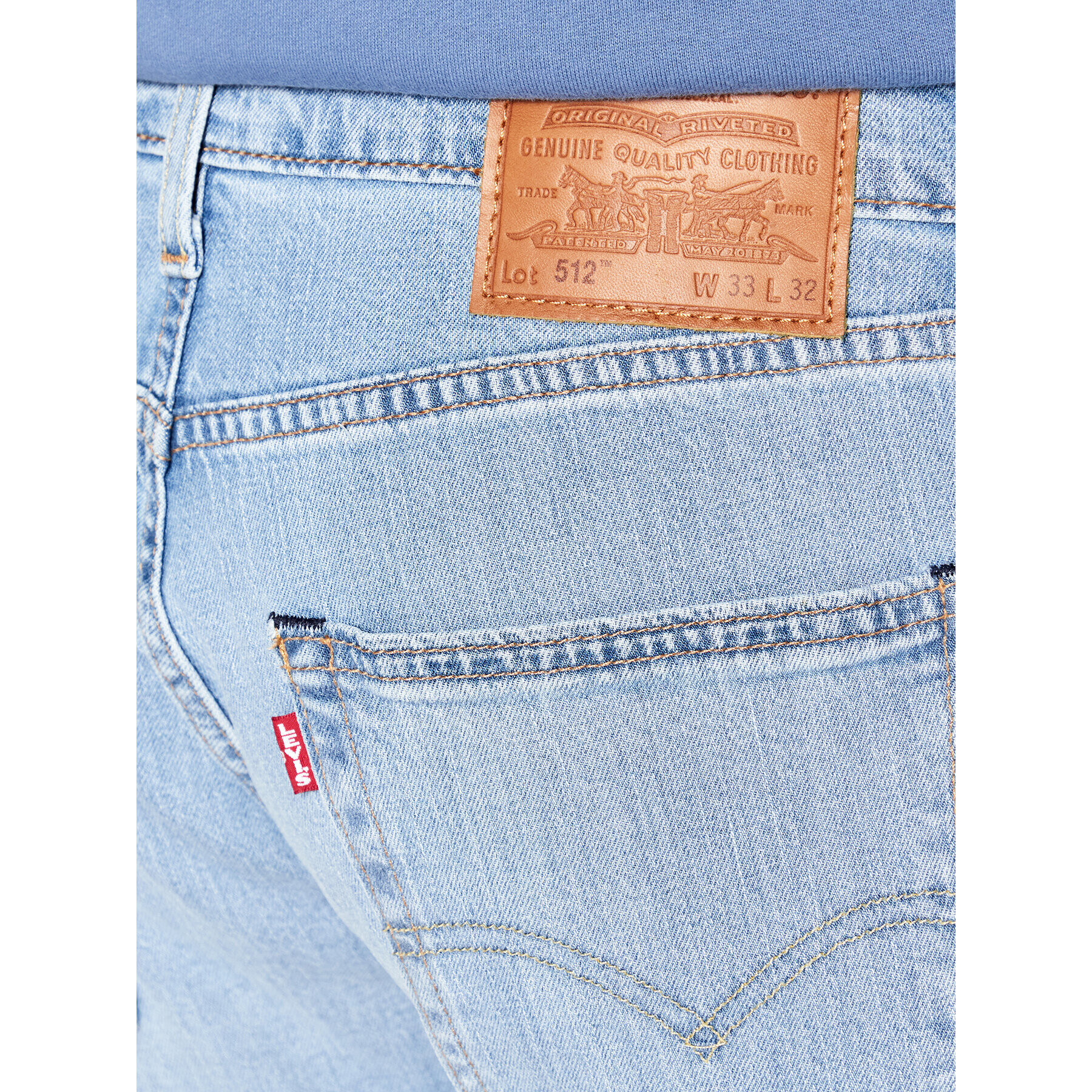 Levi's® Džínsy 512™ 28833-1111 Modrá Slim Taper Fit - Pepit.sk