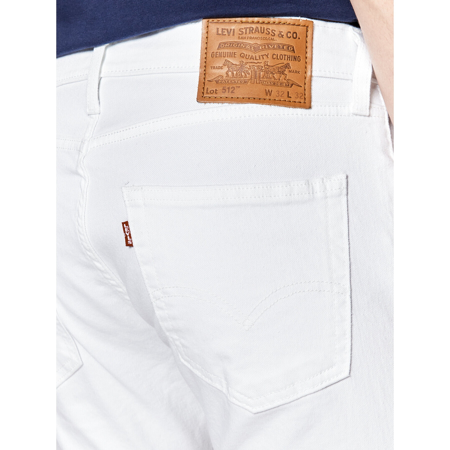 Levi's® Džínsy 512™ 28833-1115 Biela Slim Taper Fit - Pepit.sk