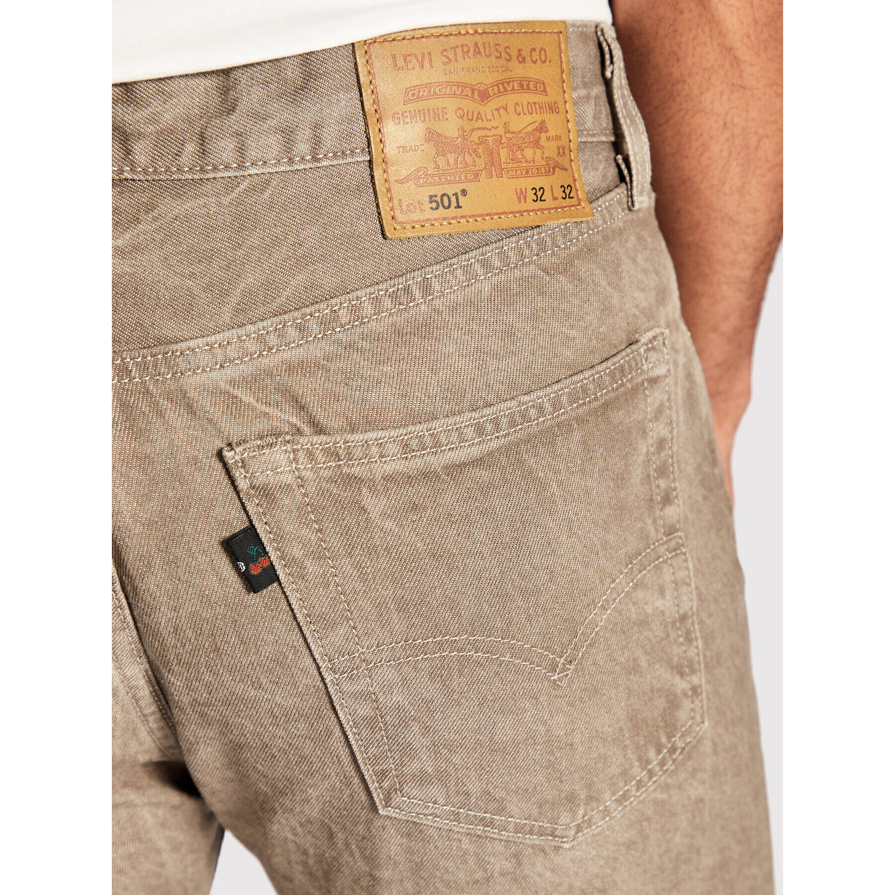 Levi's® Džínsy Fresh 501® 00501-3350 Béžová Regular Fit - Pepit.sk