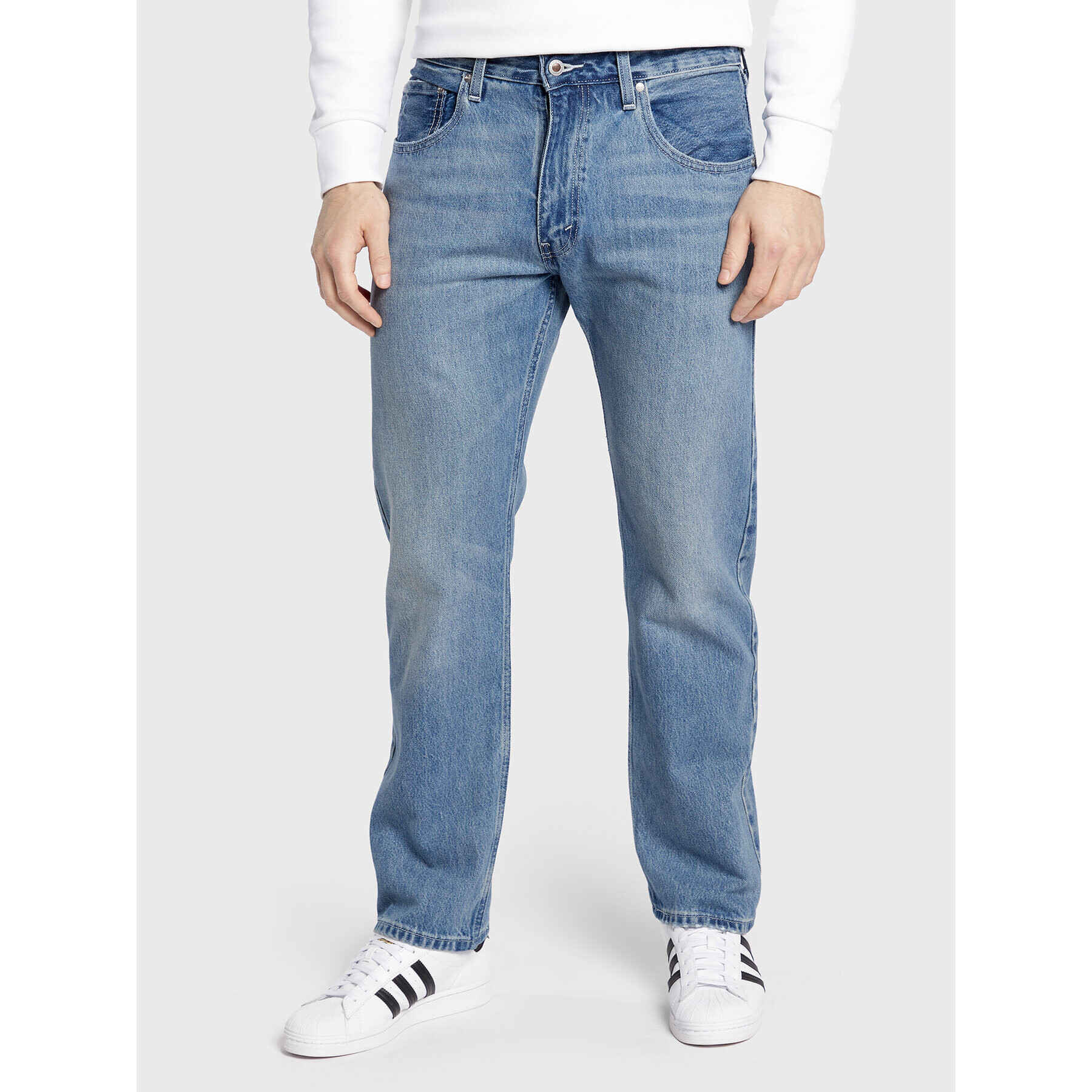 Levi's® Džínsy Silver Tab A3666-0000 Modrá Straight Fit - Pepit.sk