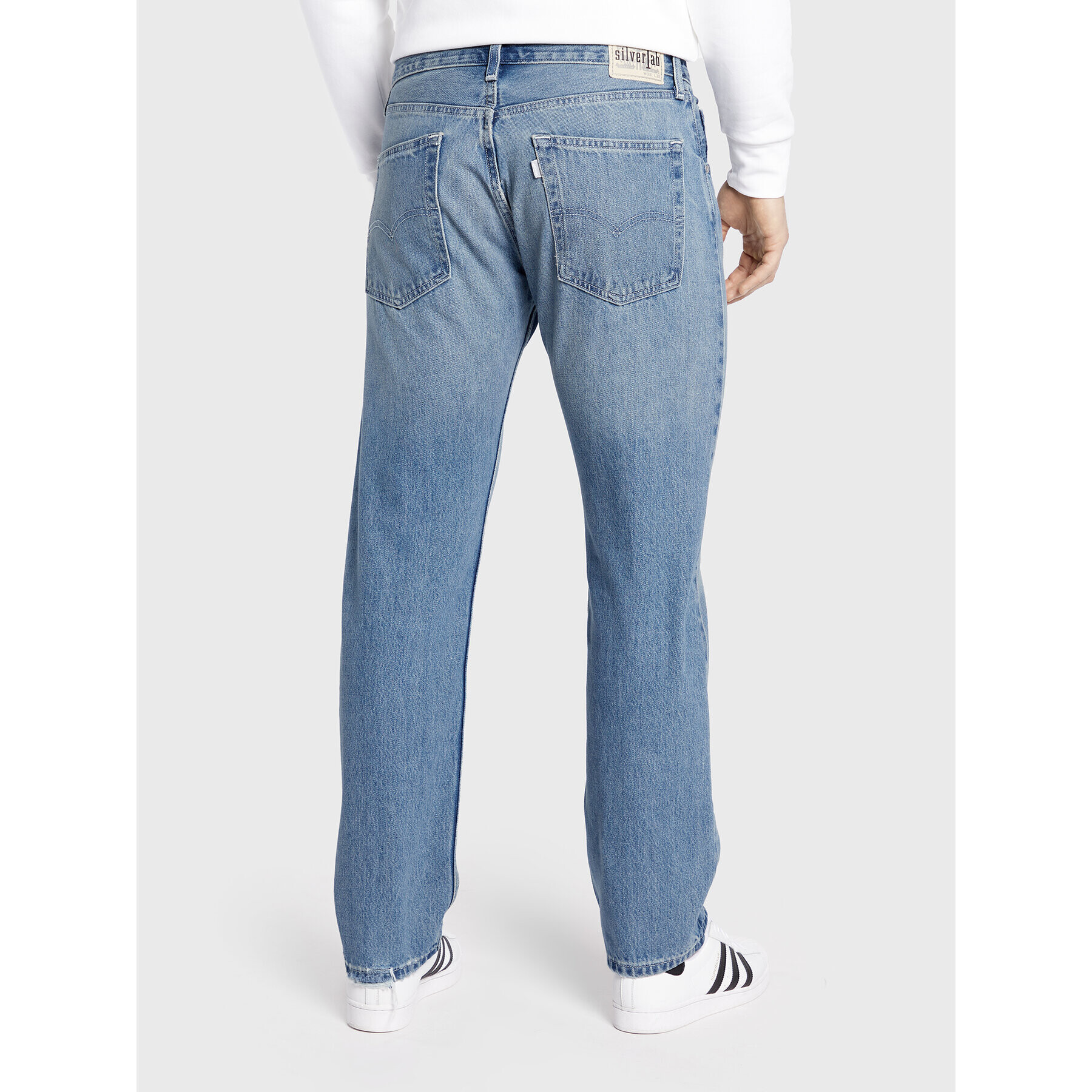 Levi's® Džínsy Silver Tab A3666-0000 Modrá Straight Fit - Pepit.sk