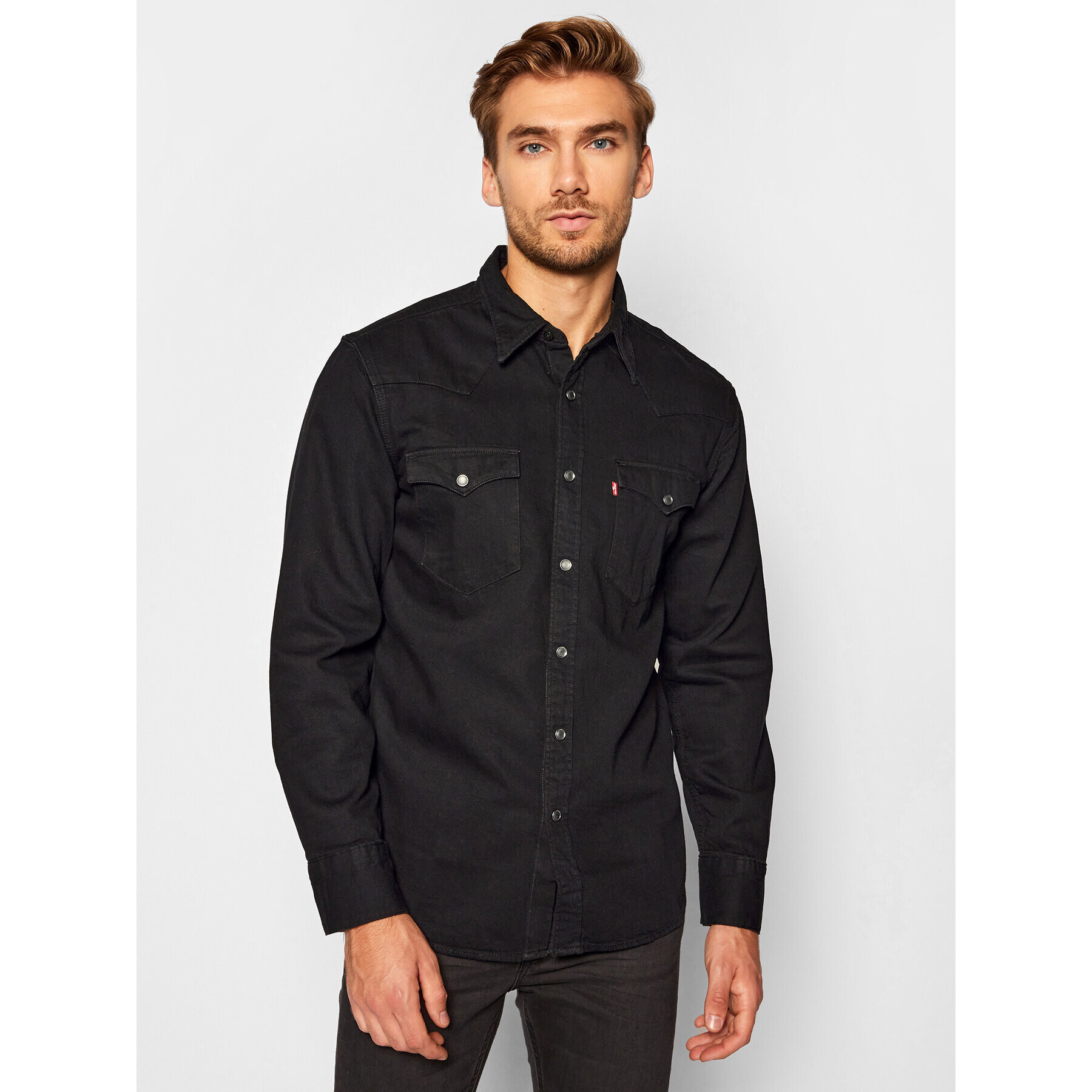 Levi's® Košeľa Barstow Western Standard 85744-0002 Čierna Standard Fit - Pepit.sk