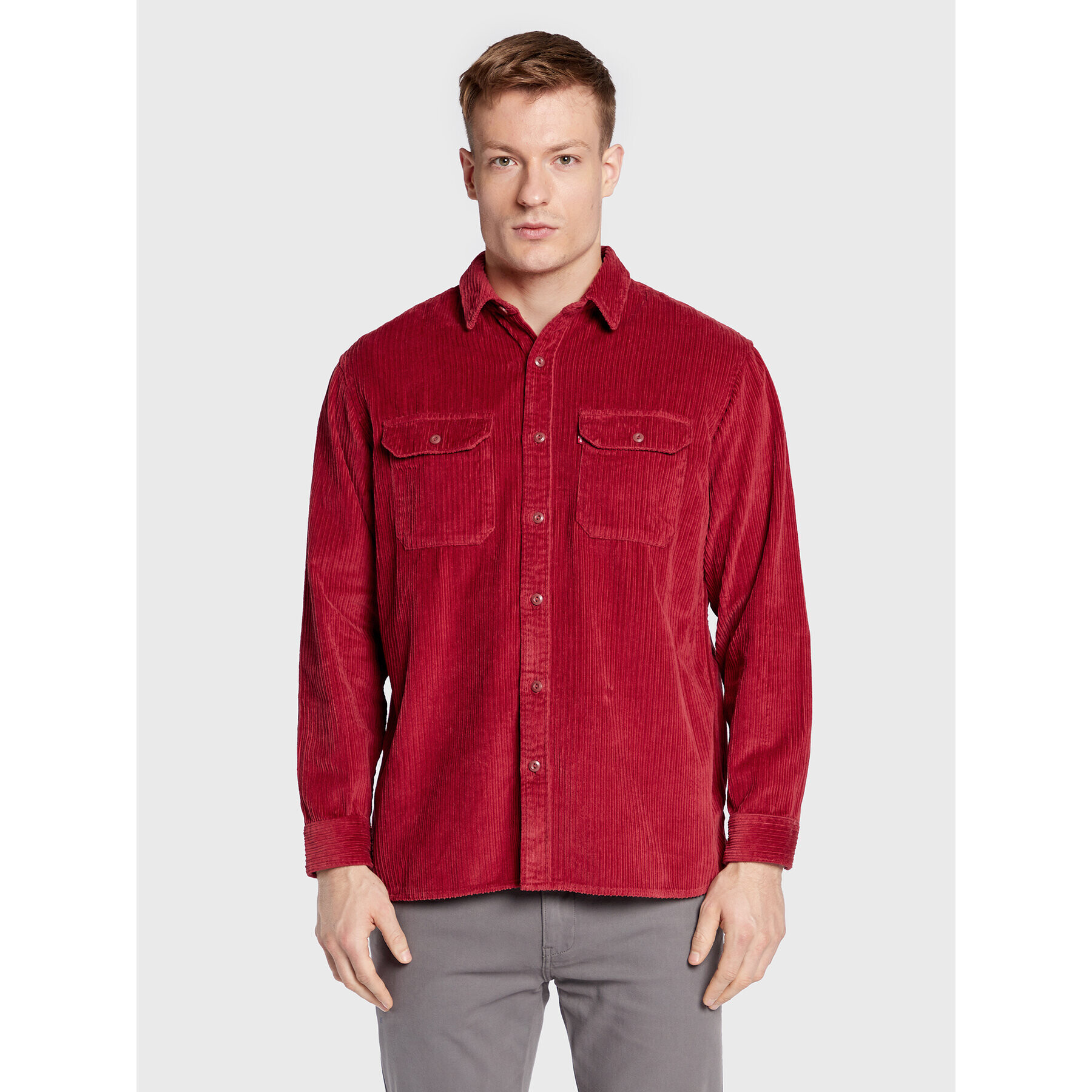 Levi's® Košeľa Jackson Worker 19573-0169 Červená Relaxed Fit - Pepit.sk