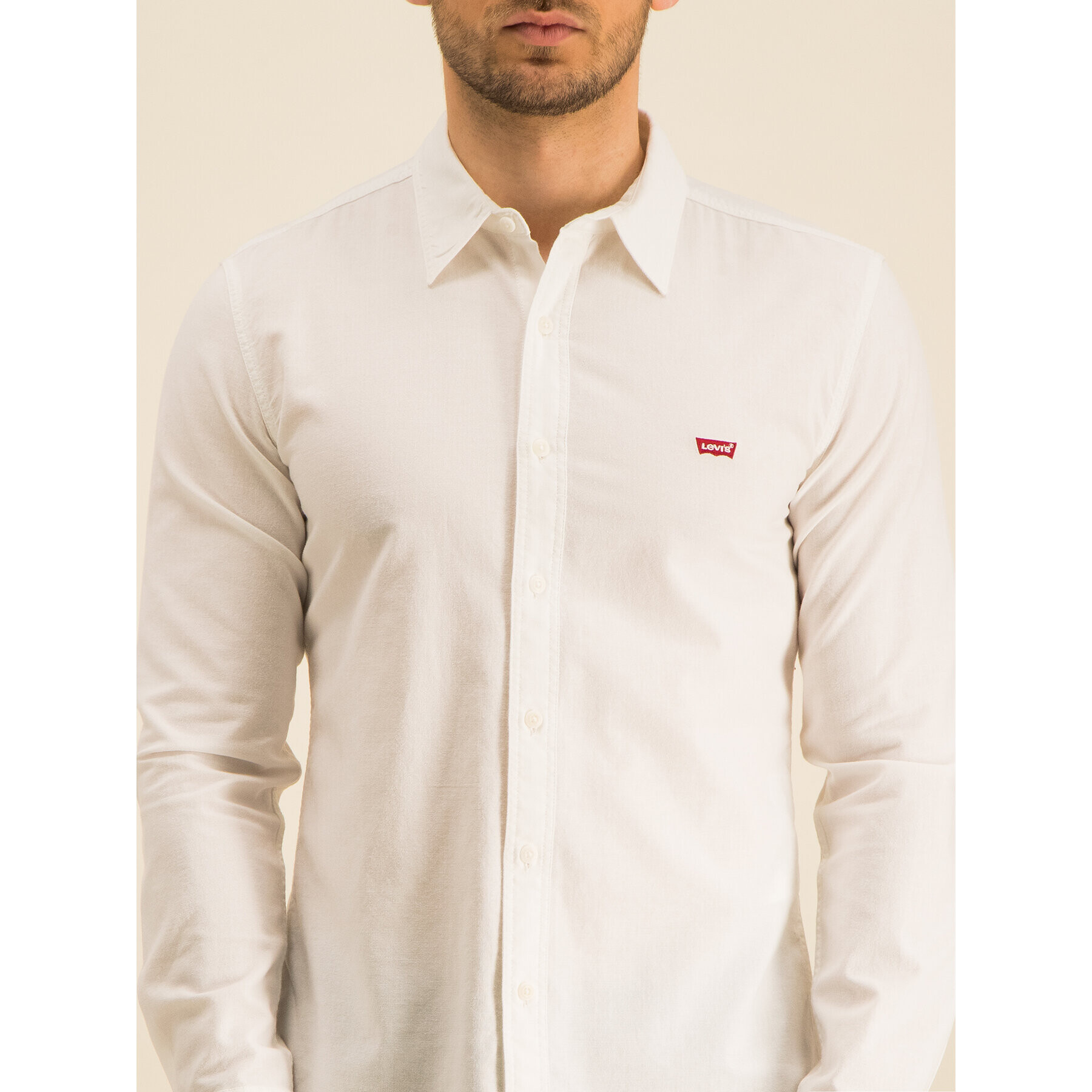 Levi's® Košeľa Long Sleeved Shirt 86625-0002 Biela Slim Fit - Pepit.sk