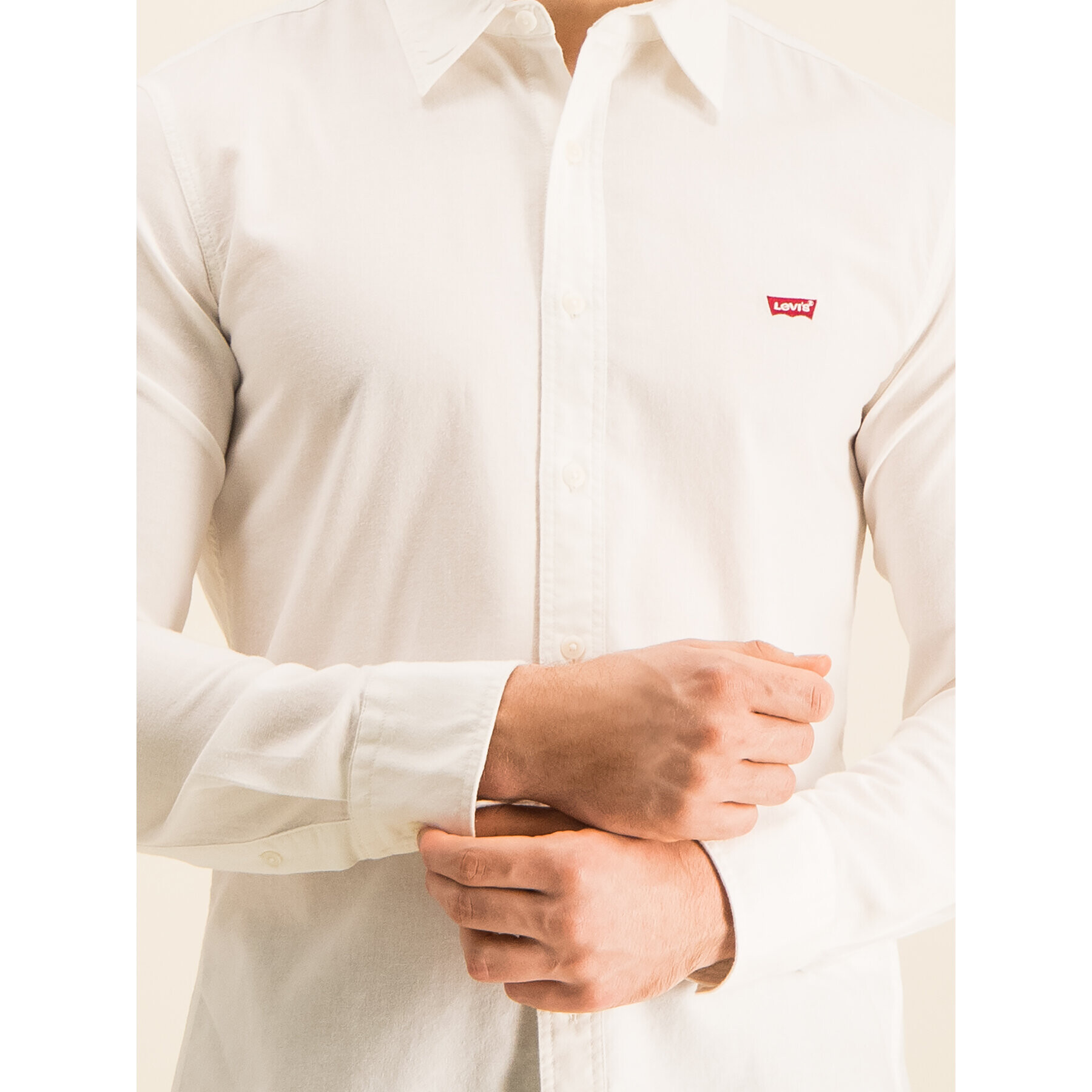 Levi's® Košeľa Long Sleeved Shirt 86625-0002 Biela Slim Fit - Pepit.sk