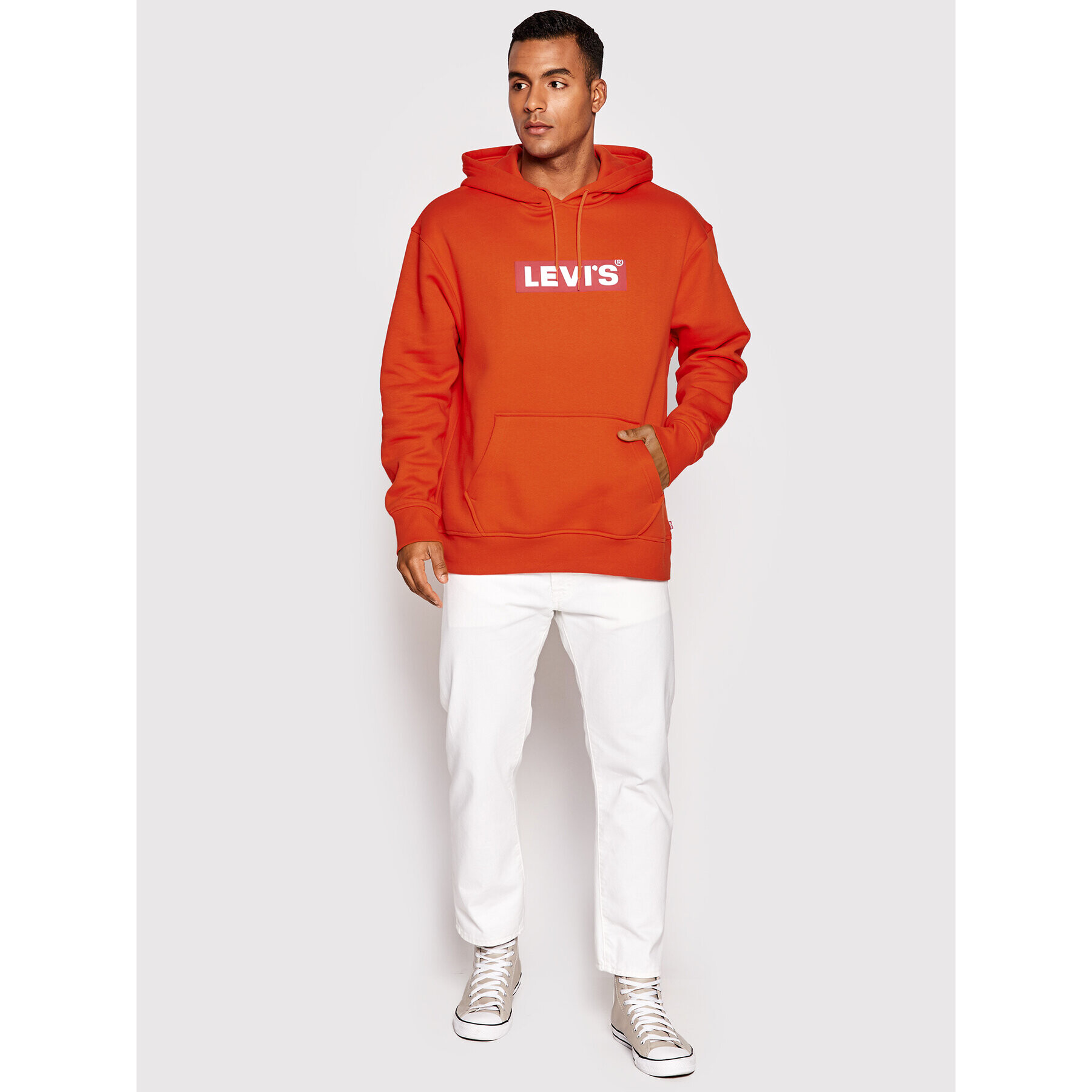 Levi's® Mikina 38479-0132 Oranžová Relaxed Fit - Pepit.sk