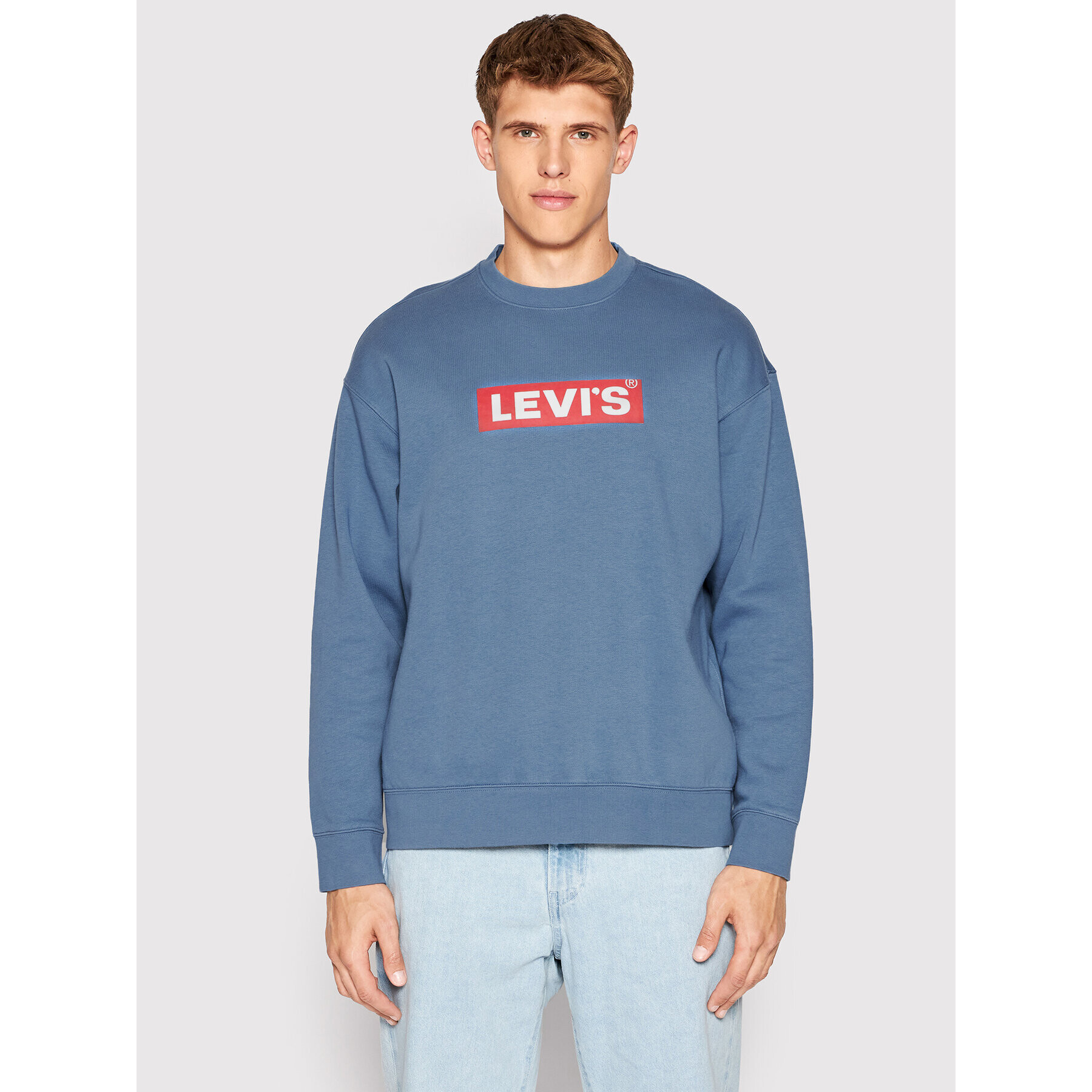 Levi's® Mikina 38712-0068 Modrá Relaxed Fit - Pepit.sk