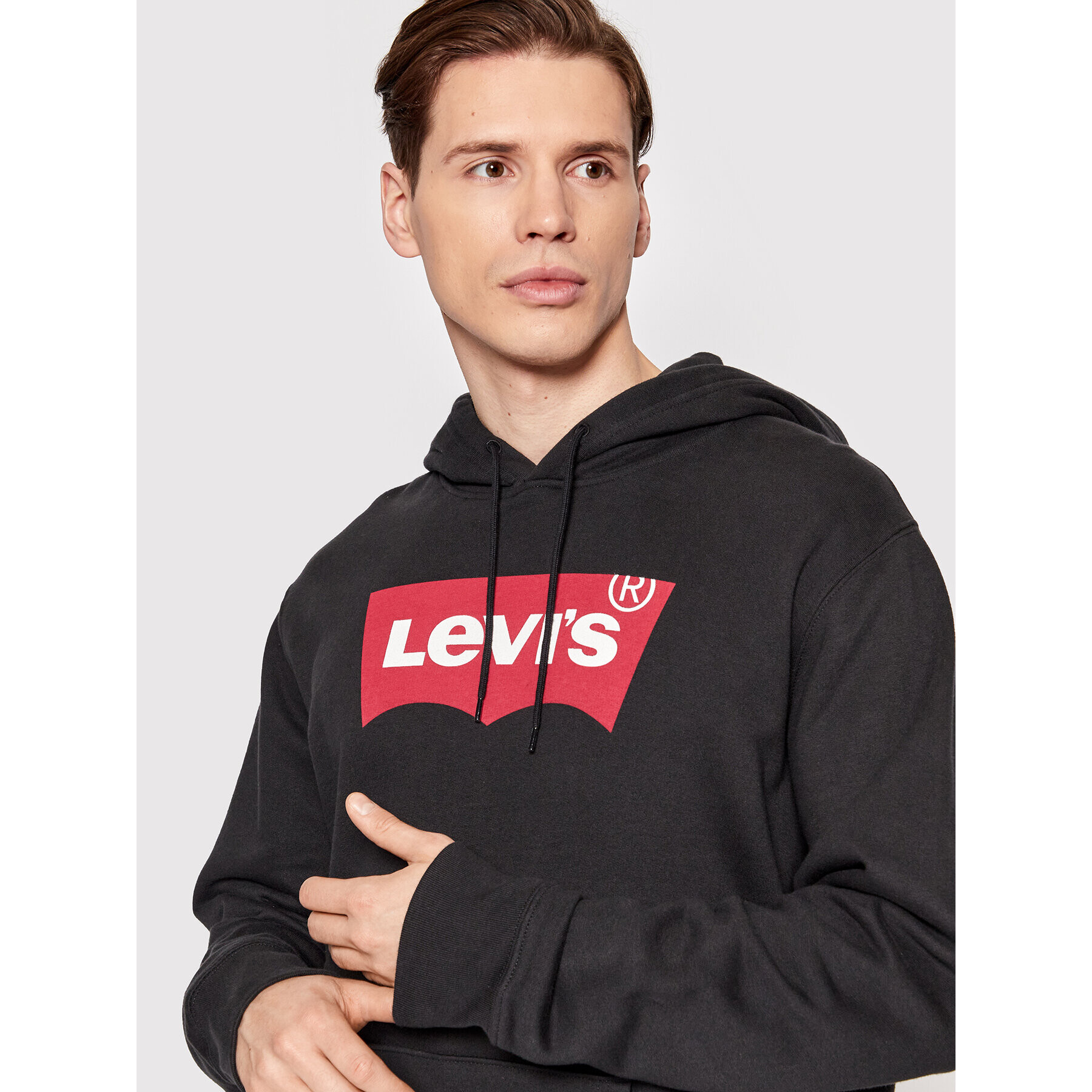 Levi's® Mikina Graphic 38424-0001 Čierna Relaxed Fit - Pepit.sk