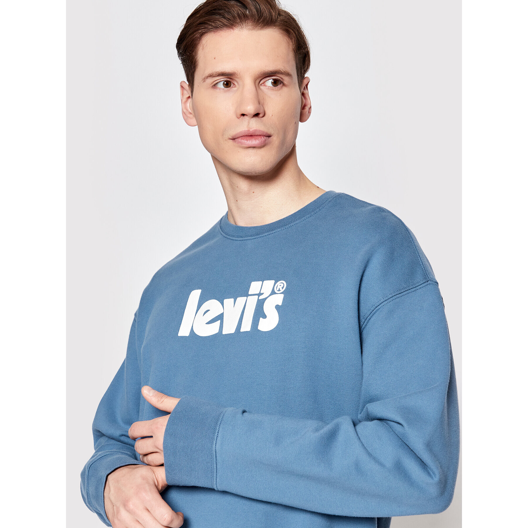 Levi's® Mikina Graphic 38712-0052 Modrá Regular Fit - Pepit.sk