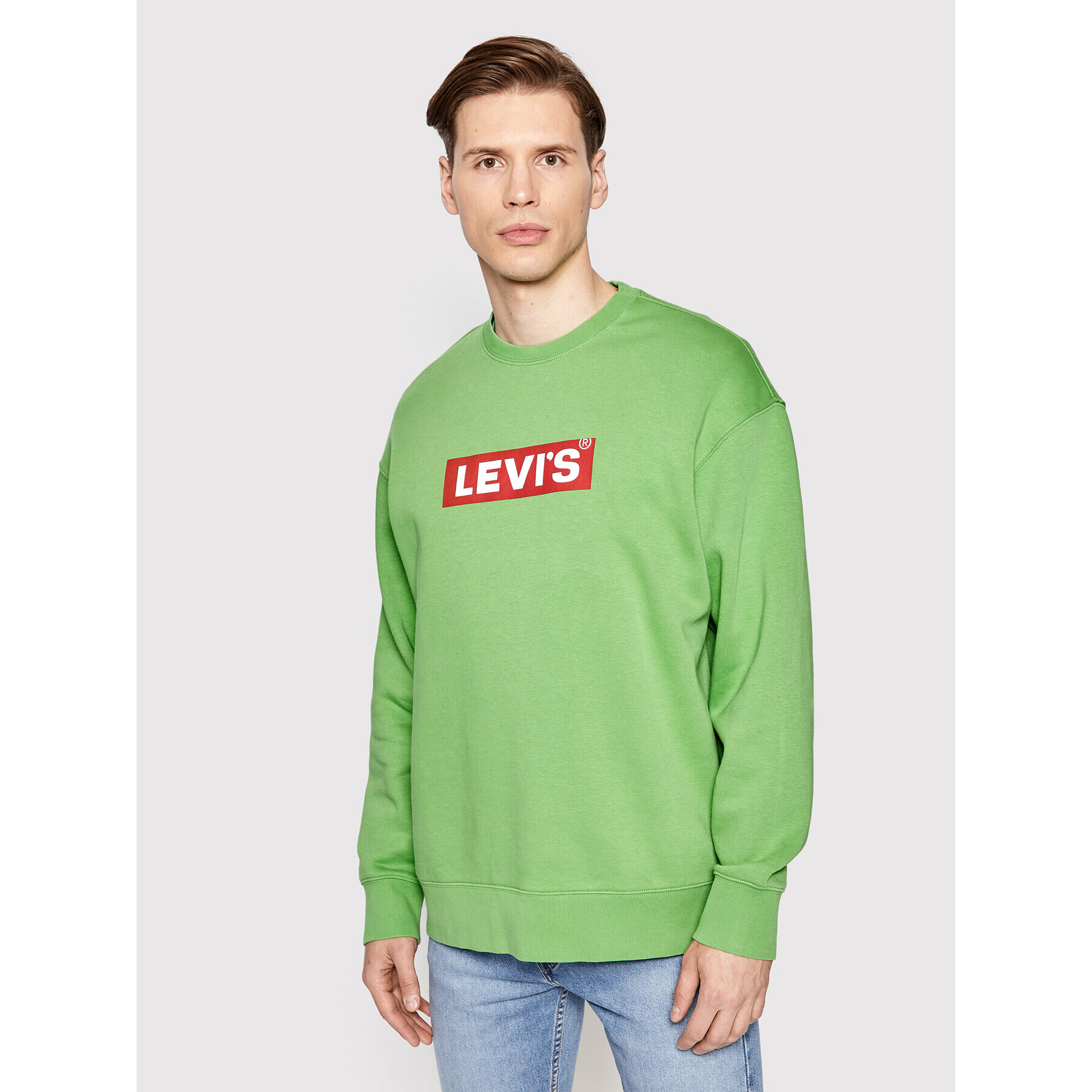 Levi's® Mikina Graphic 38712-0067 Zelená Relaxed Fit - Pepit.sk