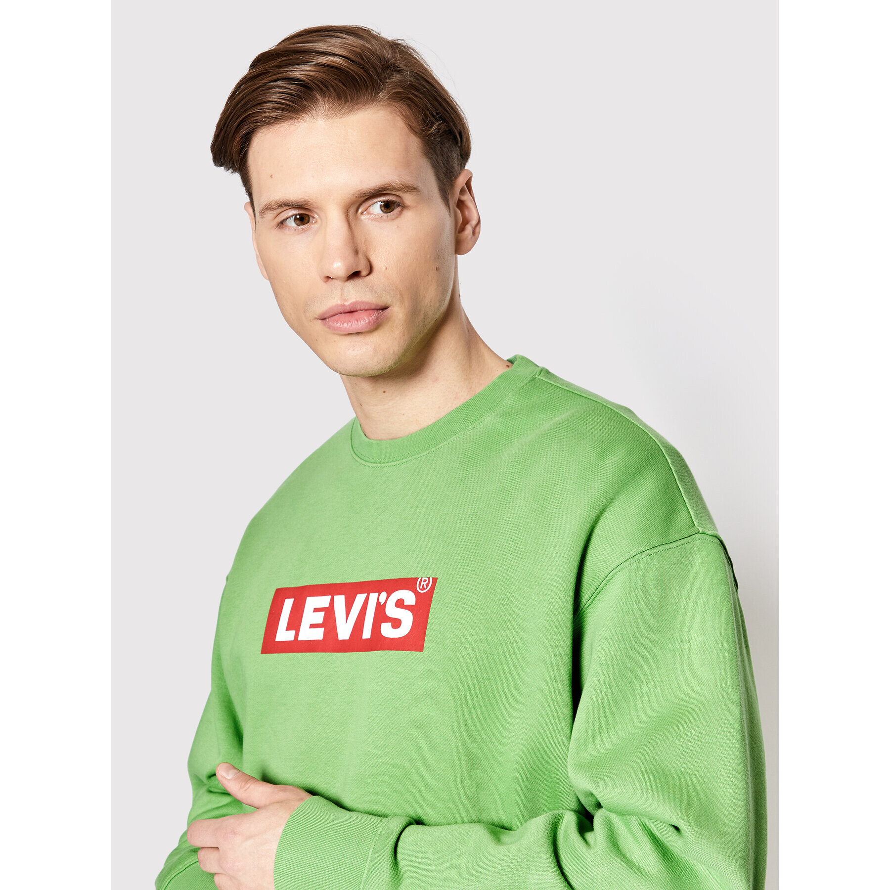 Levi's® Mikina Graphic 38712-0067 Zelená Relaxed Fit - Pepit.sk