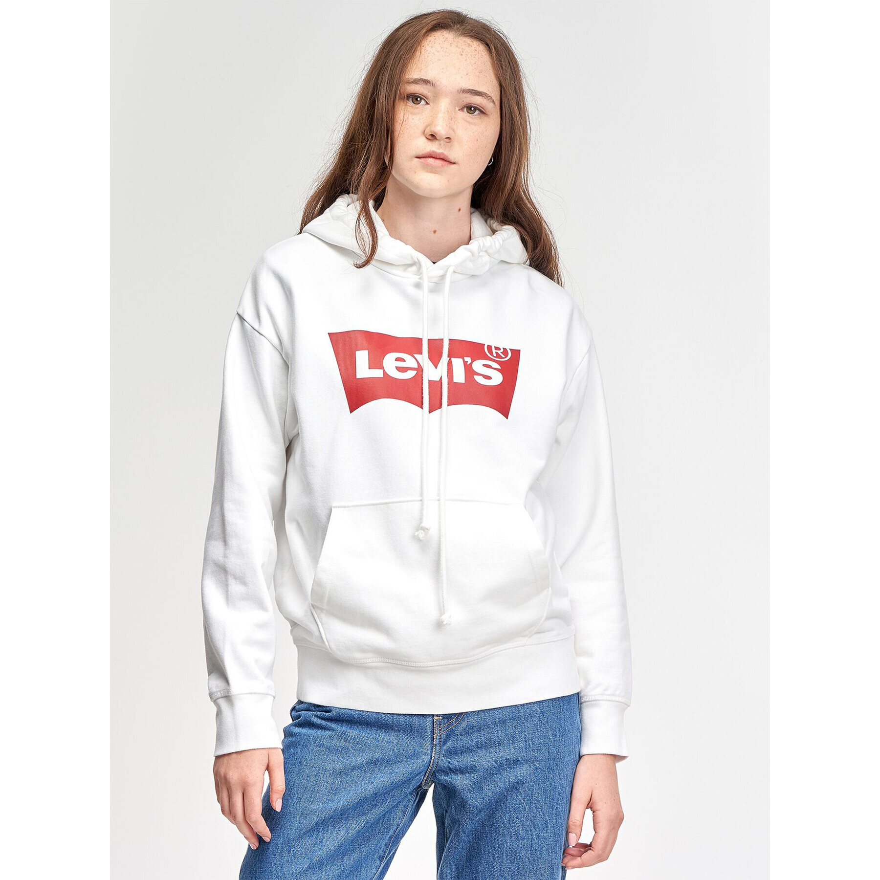 Levi's® Mikina Graphic Standard 18487-0024 Biela Relaxed Fit - Pepit.sk