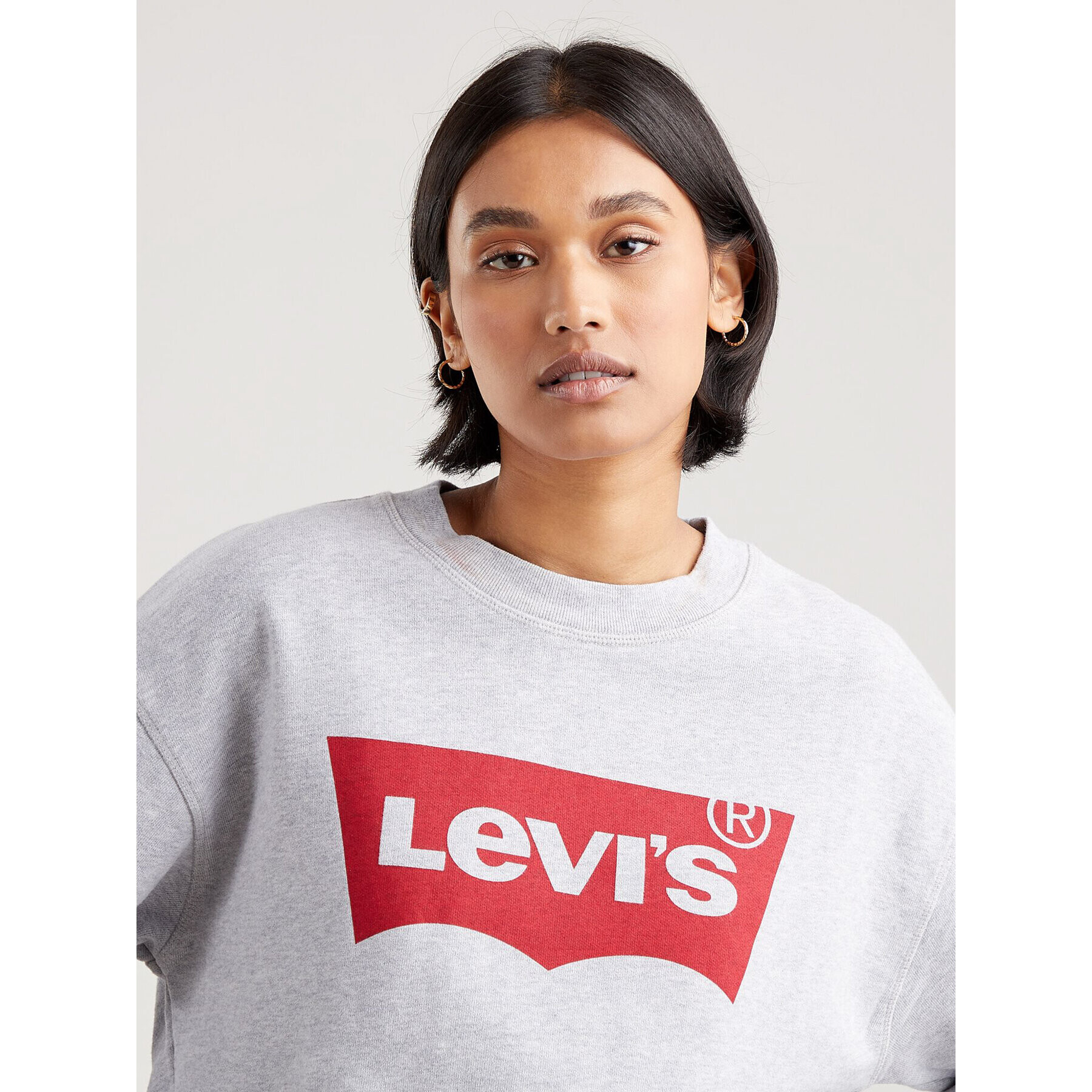 Levi's® Mikina Graphic Standard 186860012 Sivá Loose Fit - Pepit.sk