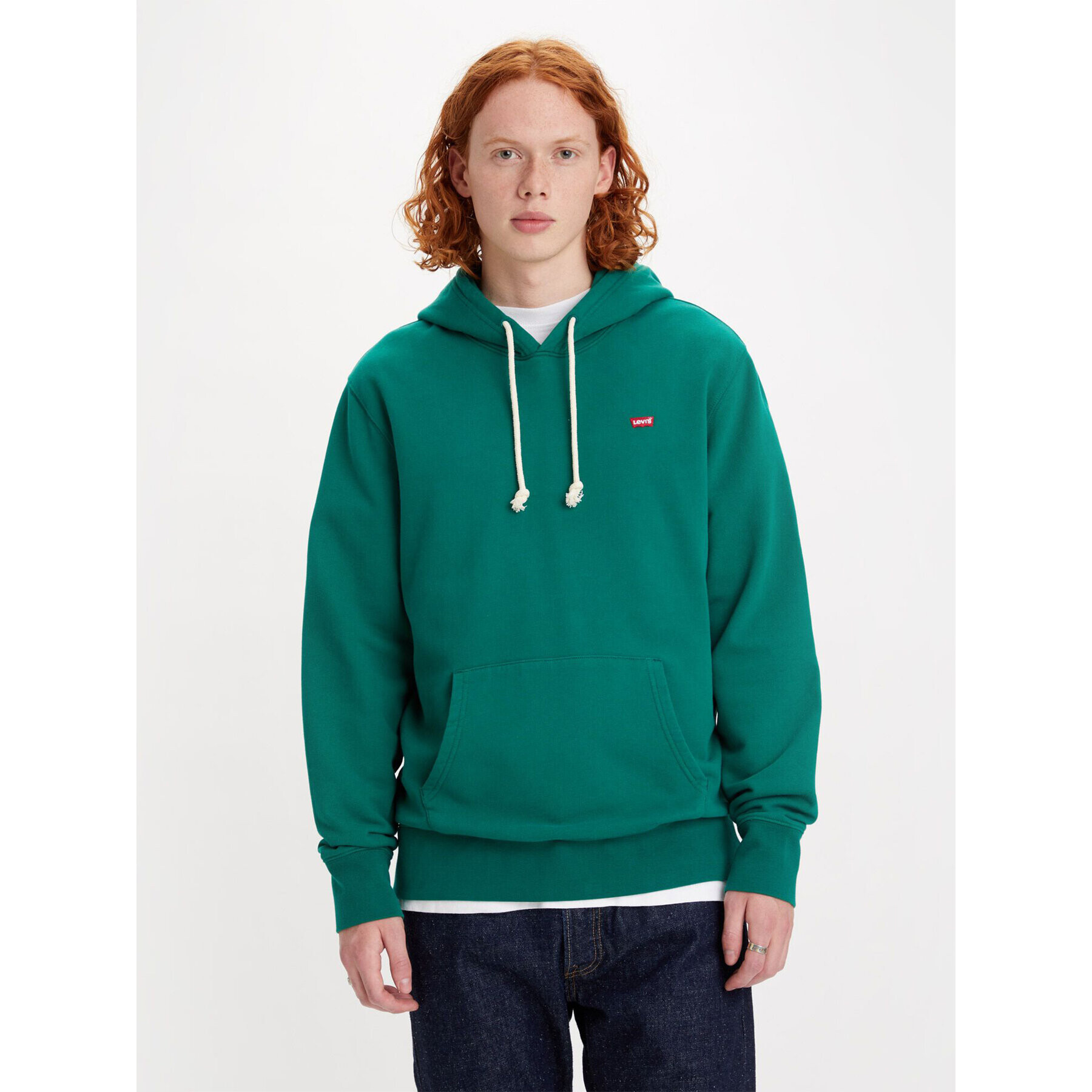 Levi's® Mikina New Original Hoodie 345810023 Zelená Regular Fit - Pepit.sk