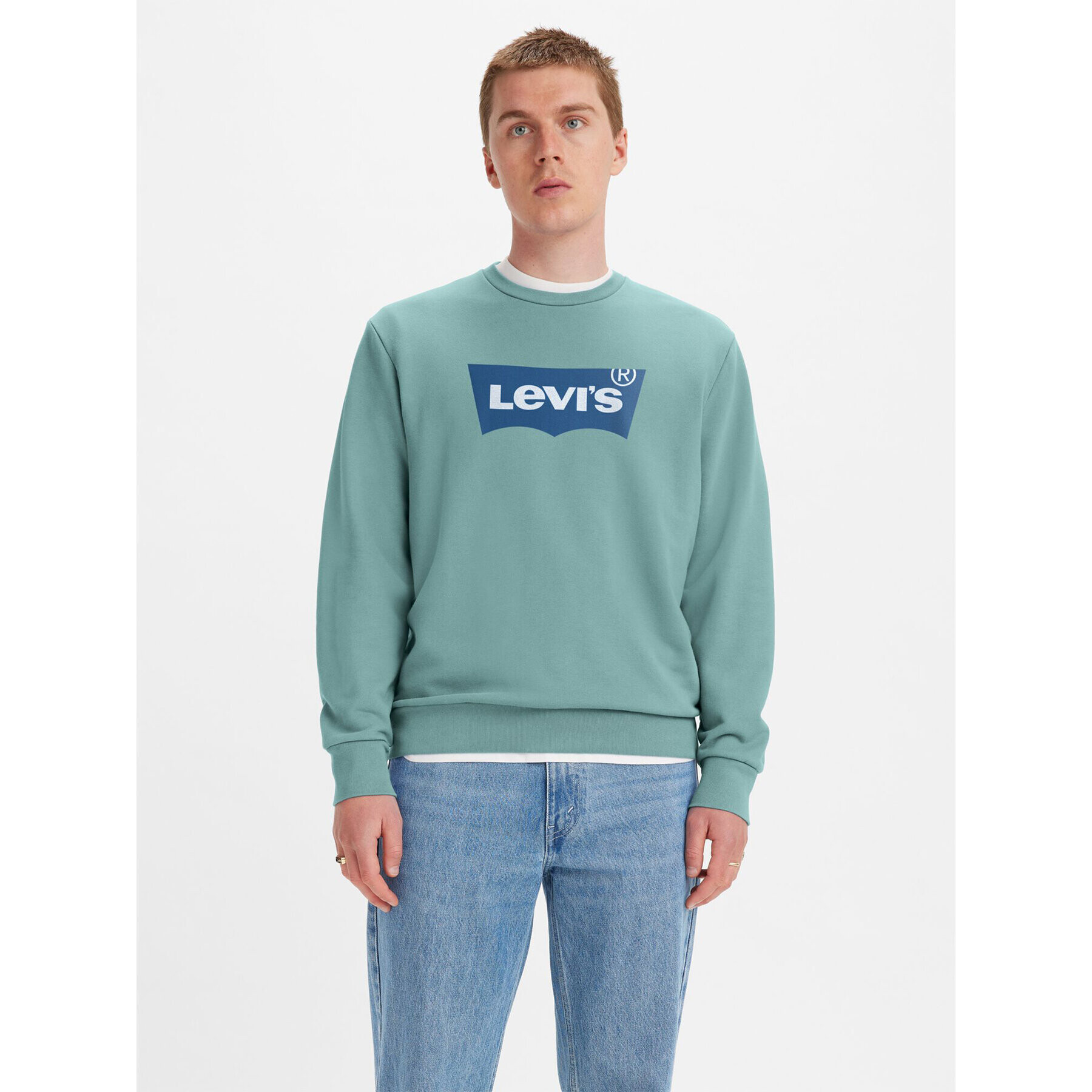 Levi's® Mikina Standard 384230028 Modrá Regular Fit - Pepit.sk