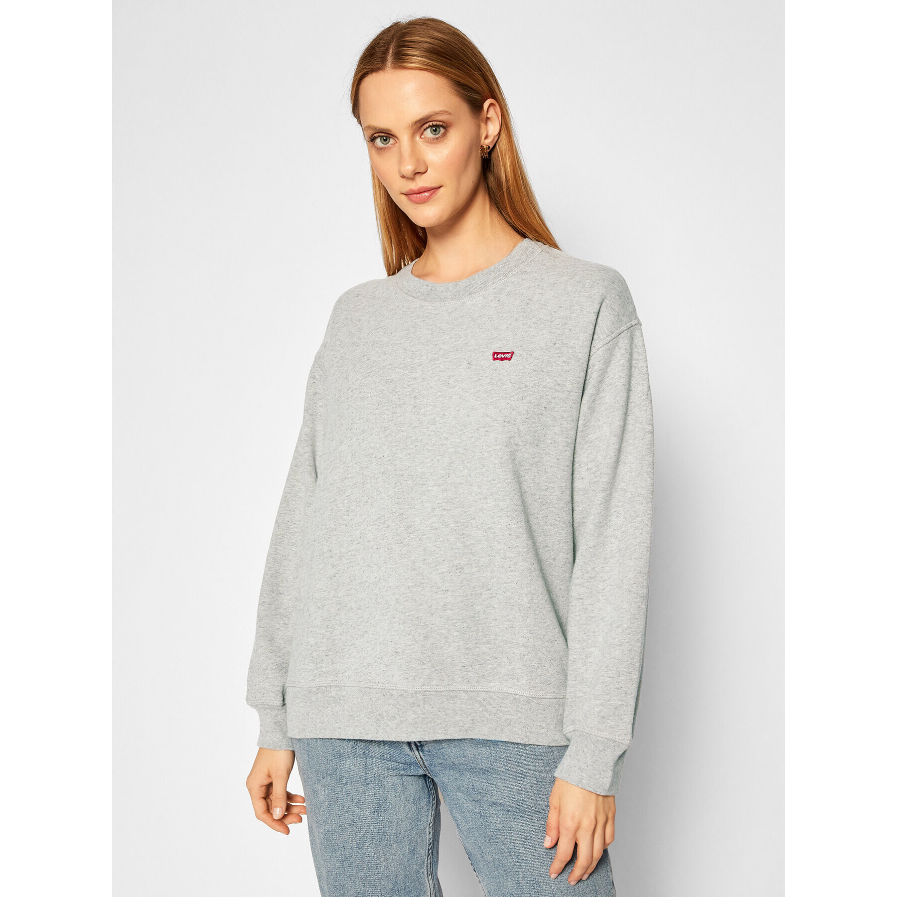 Levi's® Mikina Standard Crewneck 24688-0000 Sivá Relaxed Fit - Pepit.sk