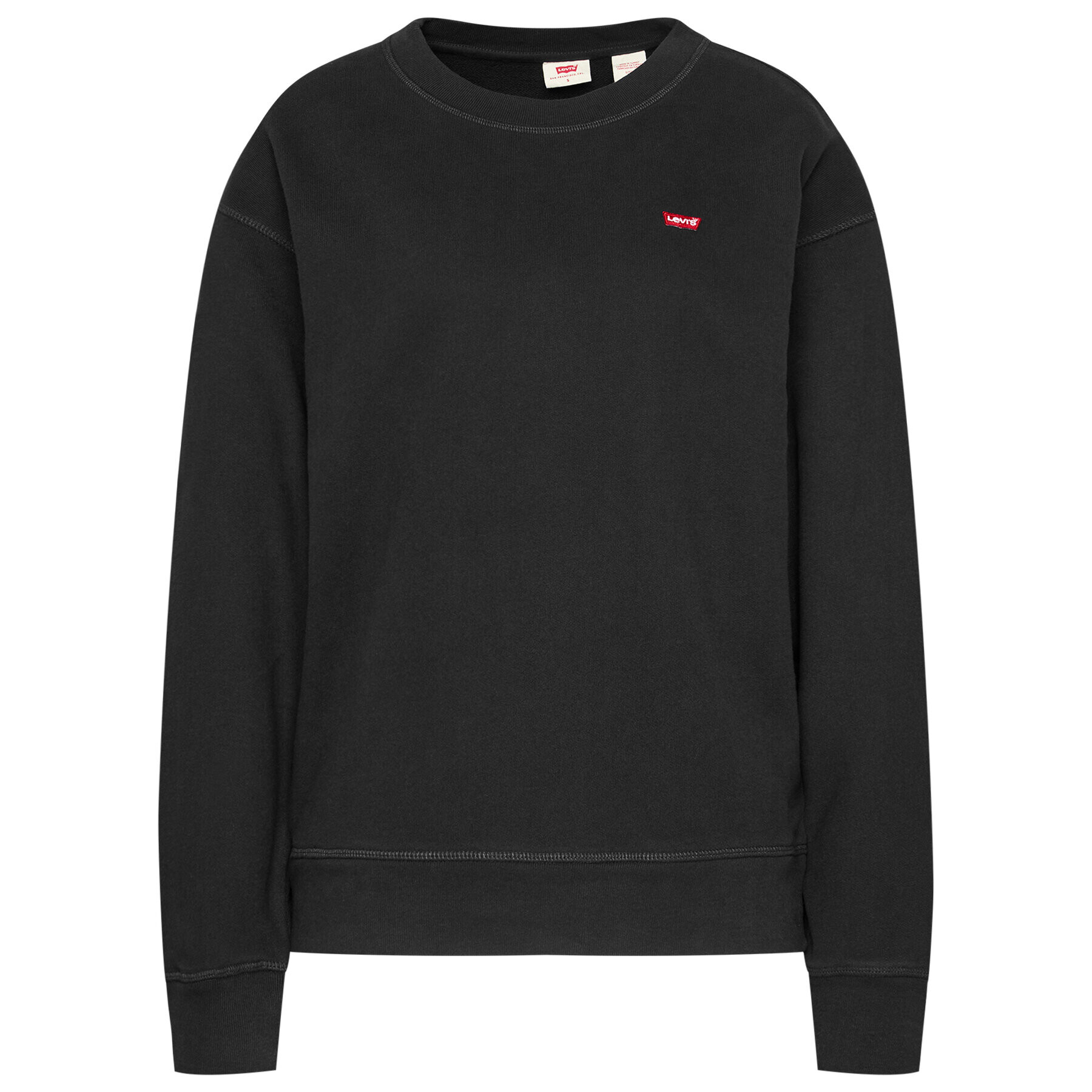 Levi's® Mikina Standard Crewneck 24688-0006 Čierna Relaxed Fit - Pepit.sk