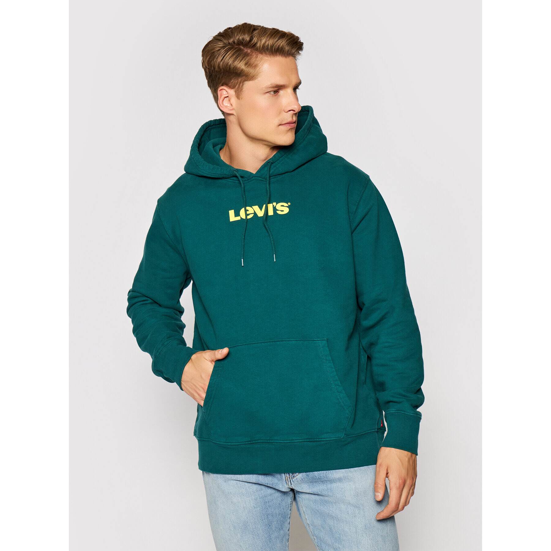 Levi's® Mikina Unisex Graphic A2410-0003 Zelená Standard Fit - Pepit.sk