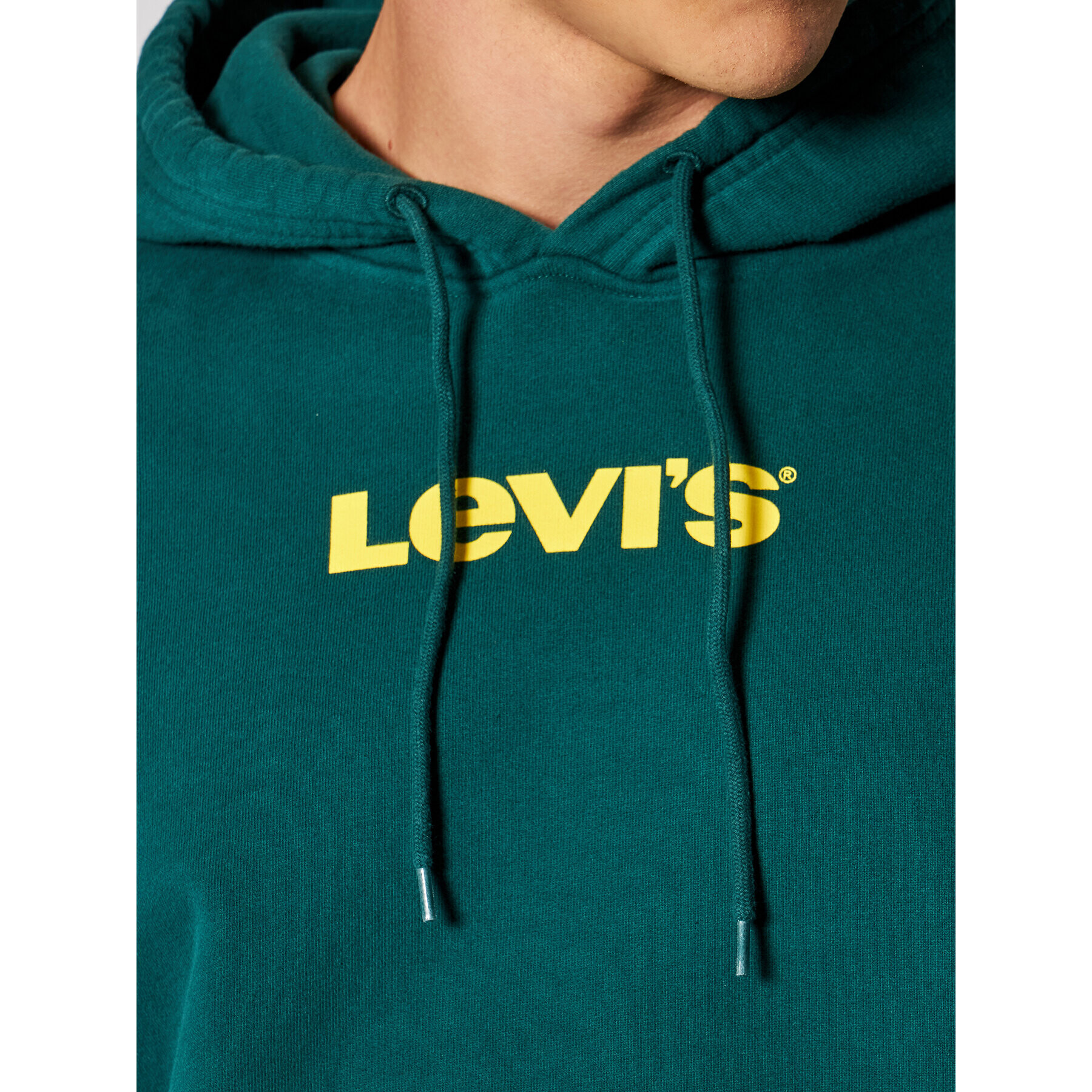 Levi's® Mikina Unisex Graphic A2410-0003 Zelená Standard Fit - Pepit.sk