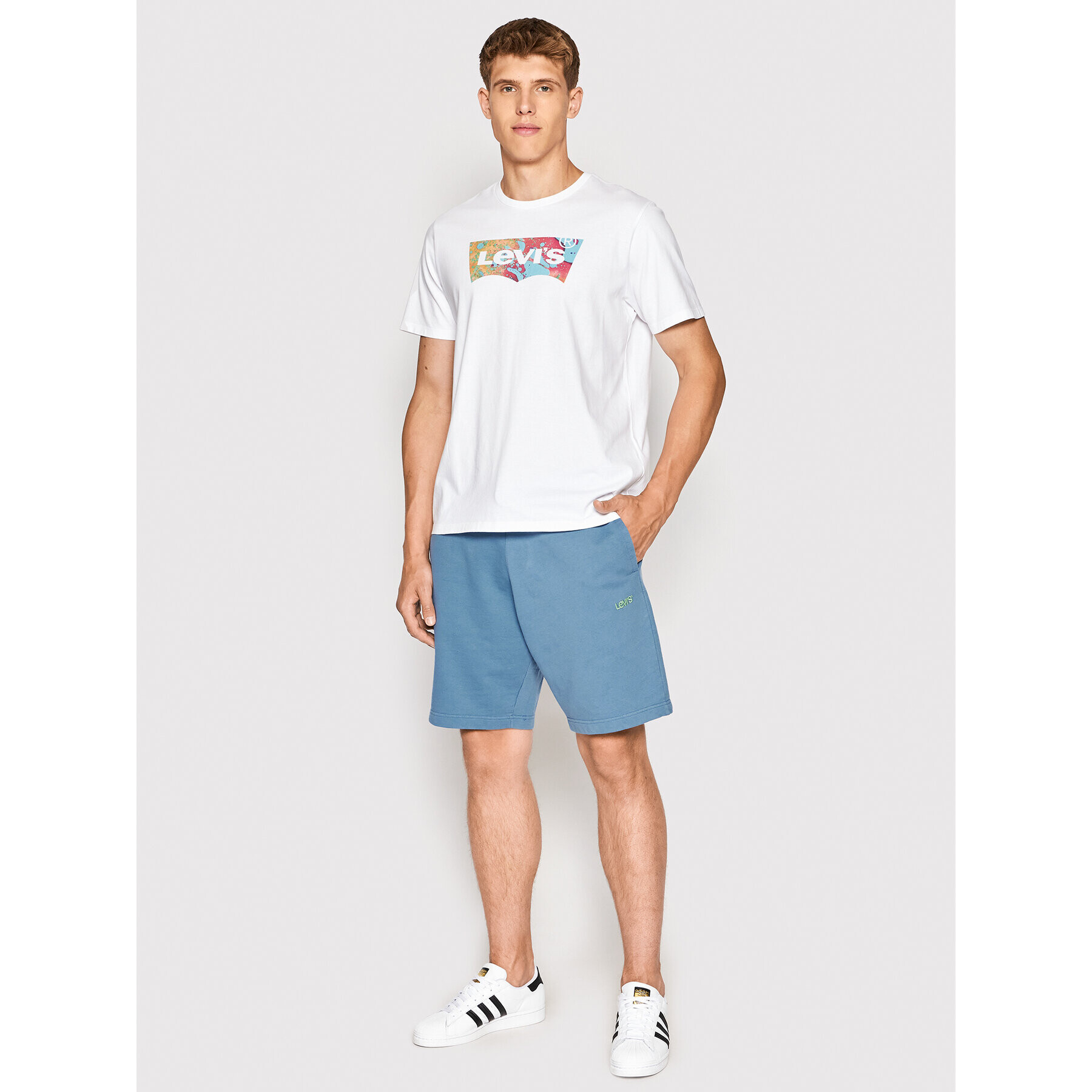 Levi's® Športové kraťasy Seasonal A1569-0009 Modrá Relaxed Fit - Pepit.sk