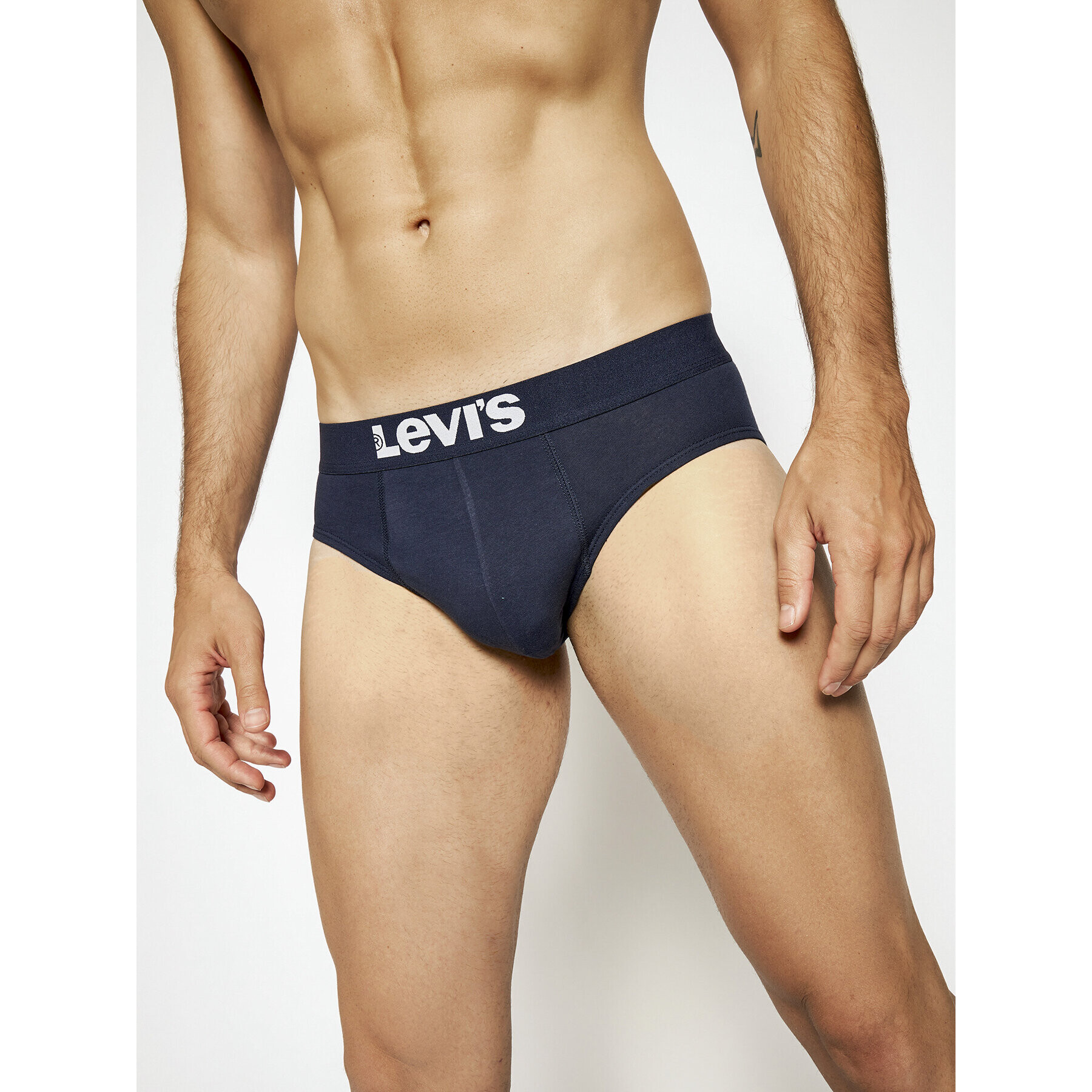 Levi's® Súprava 2 kusov slipov Solid Basic 905003001 Tmavomodrá - Pepit.sk