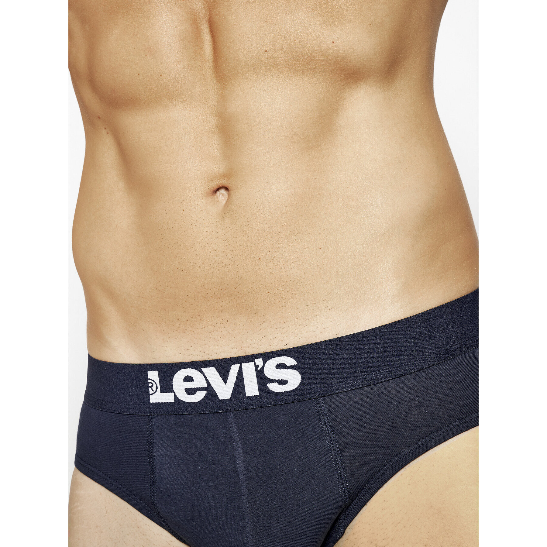 Levi's® Súprava 2 kusov slipov Solid Basic 905003001 Tmavomodrá - Pepit.sk