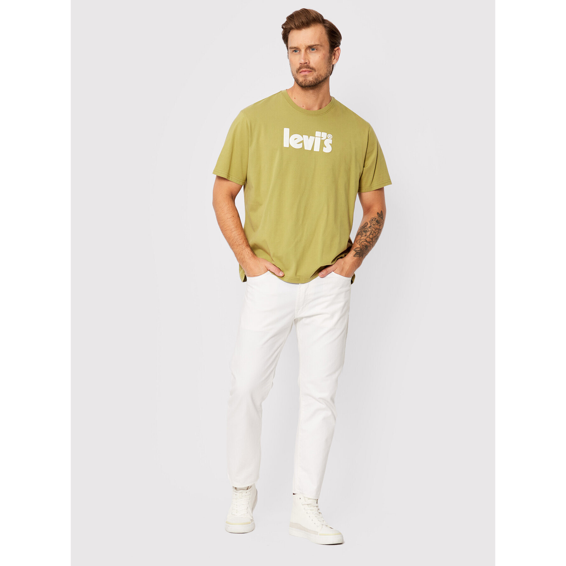 Levi's® Tričko 16143-0144 Zelená Relaxed Fit - Pepit.sk