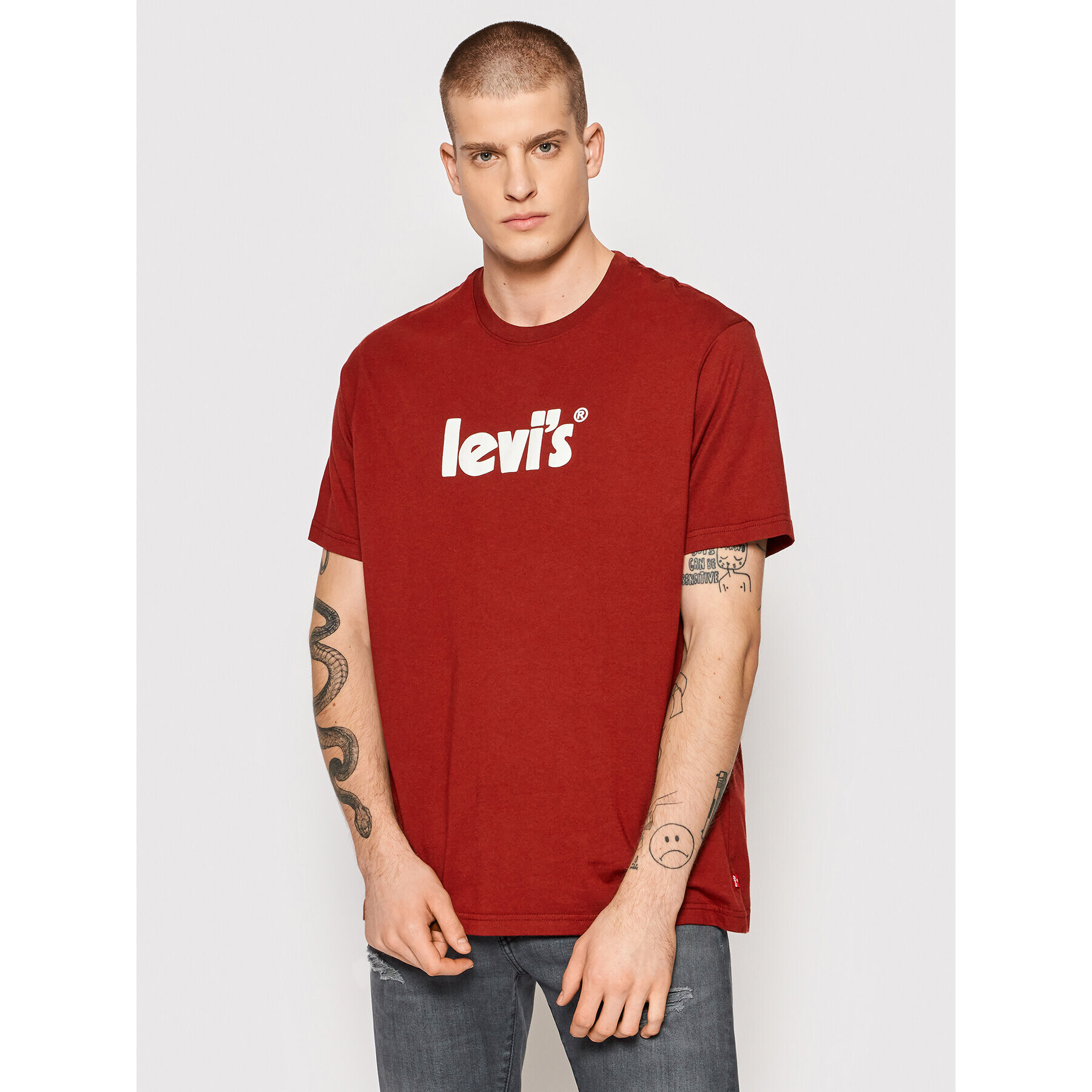 Levi's® Tričko 16143-0394 Červená Relaxed Fit - Pepit.sk