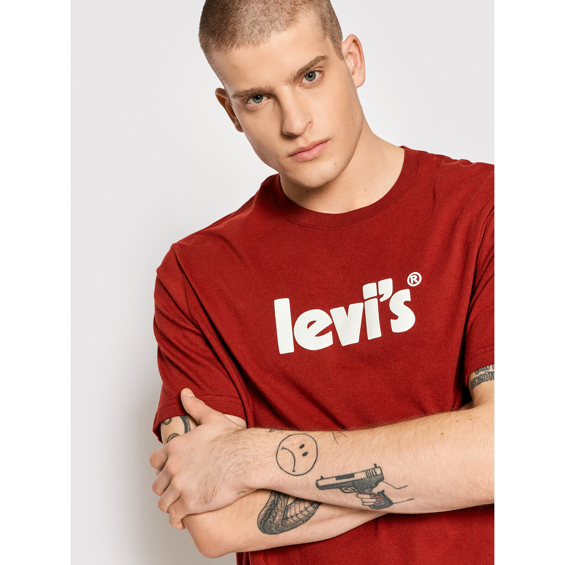 Levi's® Tričko 16143-0394 Červená Relaxed Fit - Pepit.sk