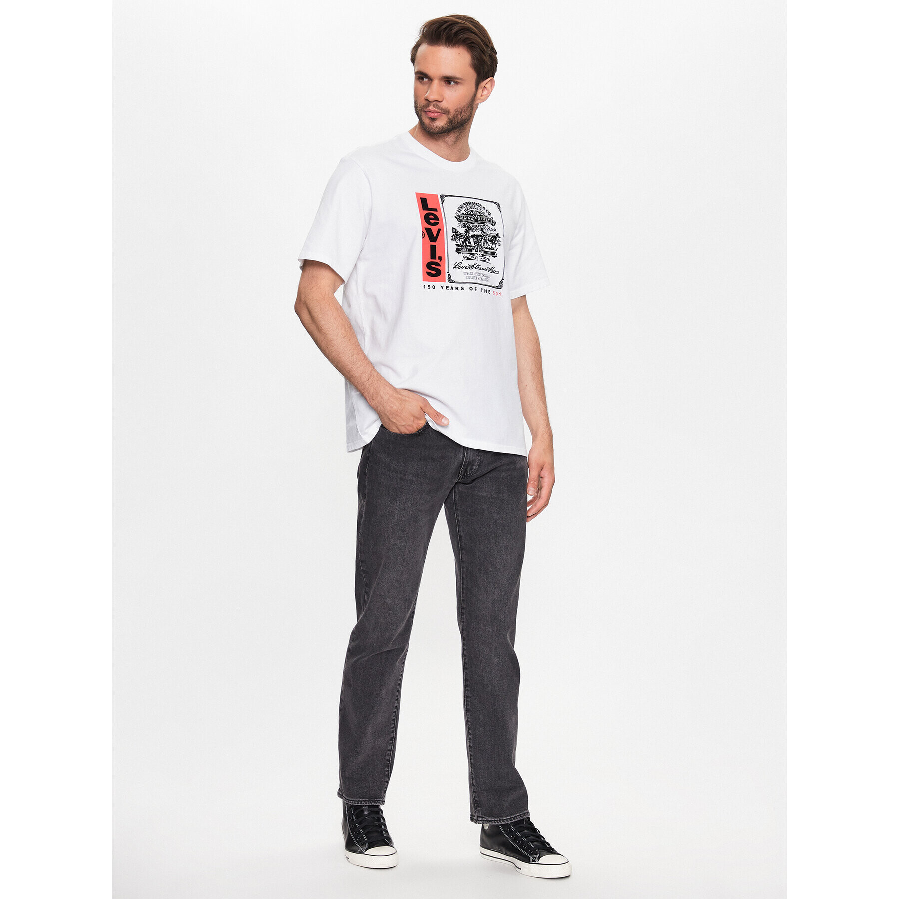 Levi's® Tričko 16143-1220 Biela Relaxed Fit - Pepit.sk