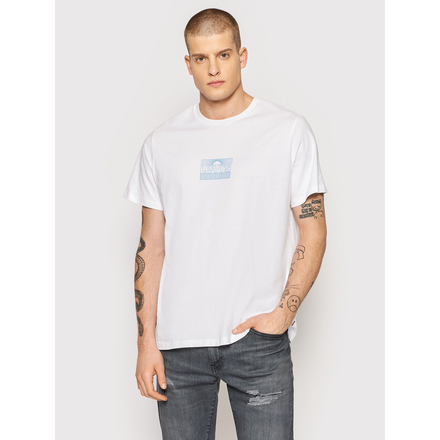 Levi's® Tričko 39636-0069 Biela Regular Fit - Pepit.sk