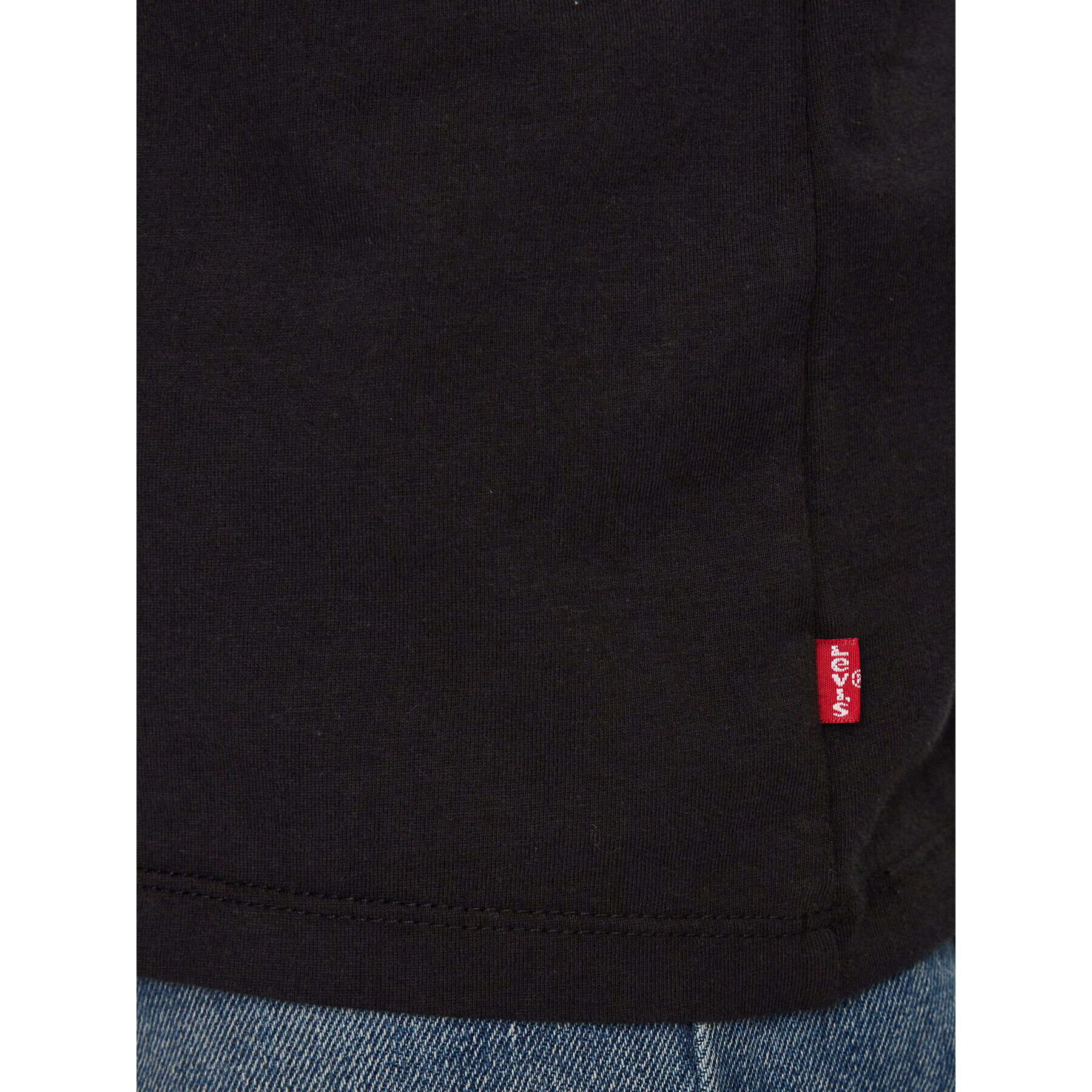 Levi's® Tričko 501 Logo 22491-1424 Čierna Standard Fit - Pepit.sk