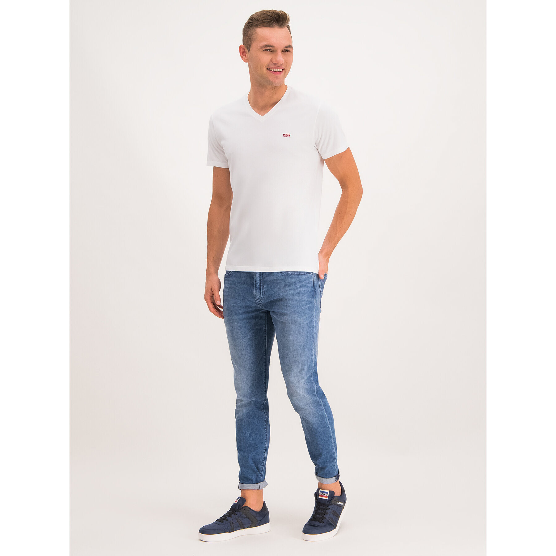 Levi's® Tričko 85641-0000 Biela Regular Fit - Pepit.sk